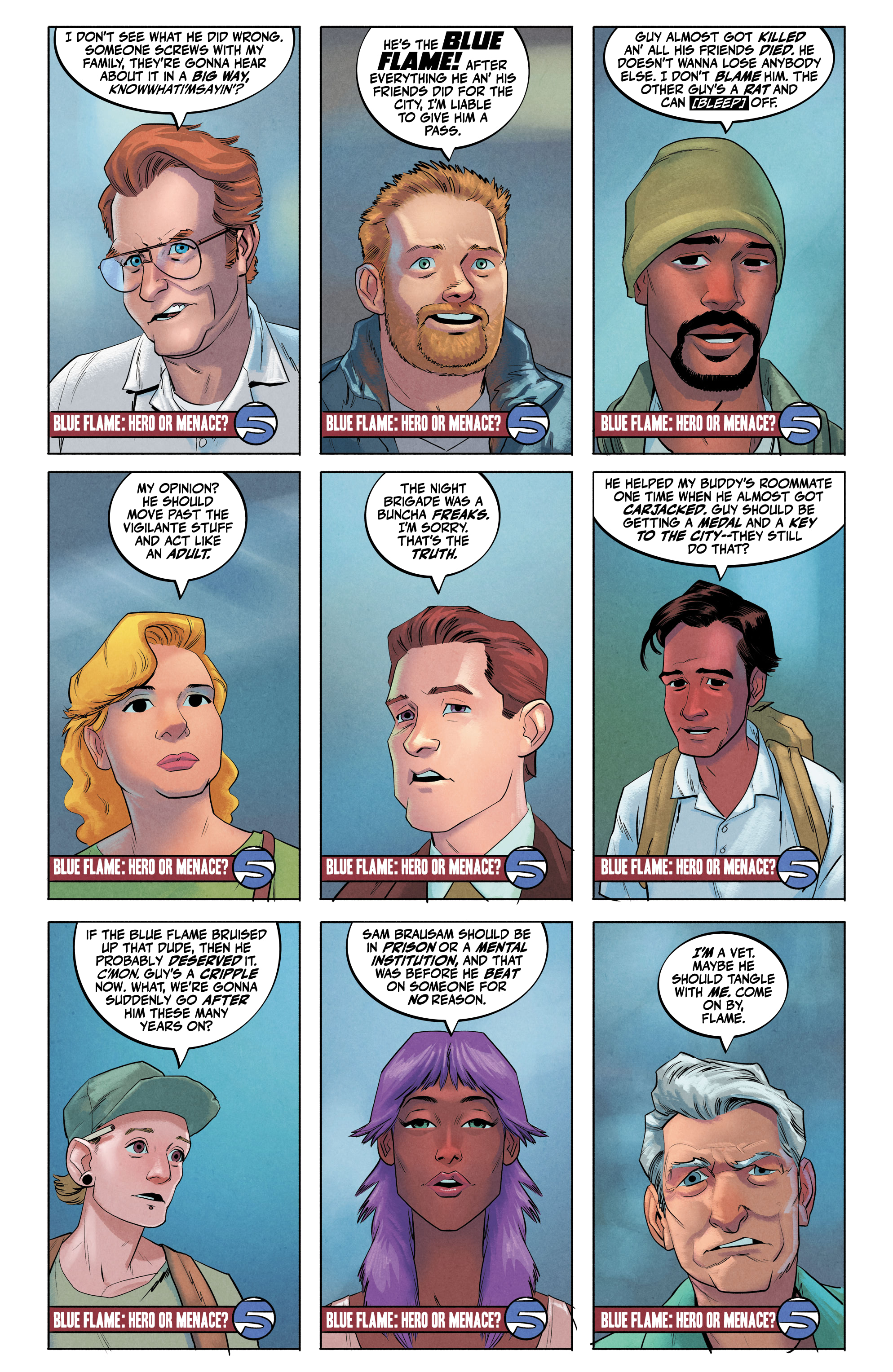 Read online The Blue Flame comic -  Issue #9 - 11