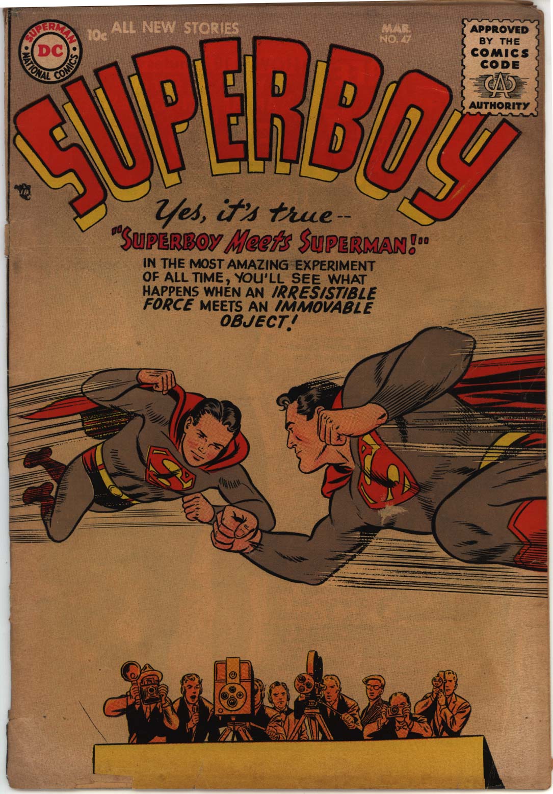 Read online Superboy (1949) comic -  Issue #47 - 1