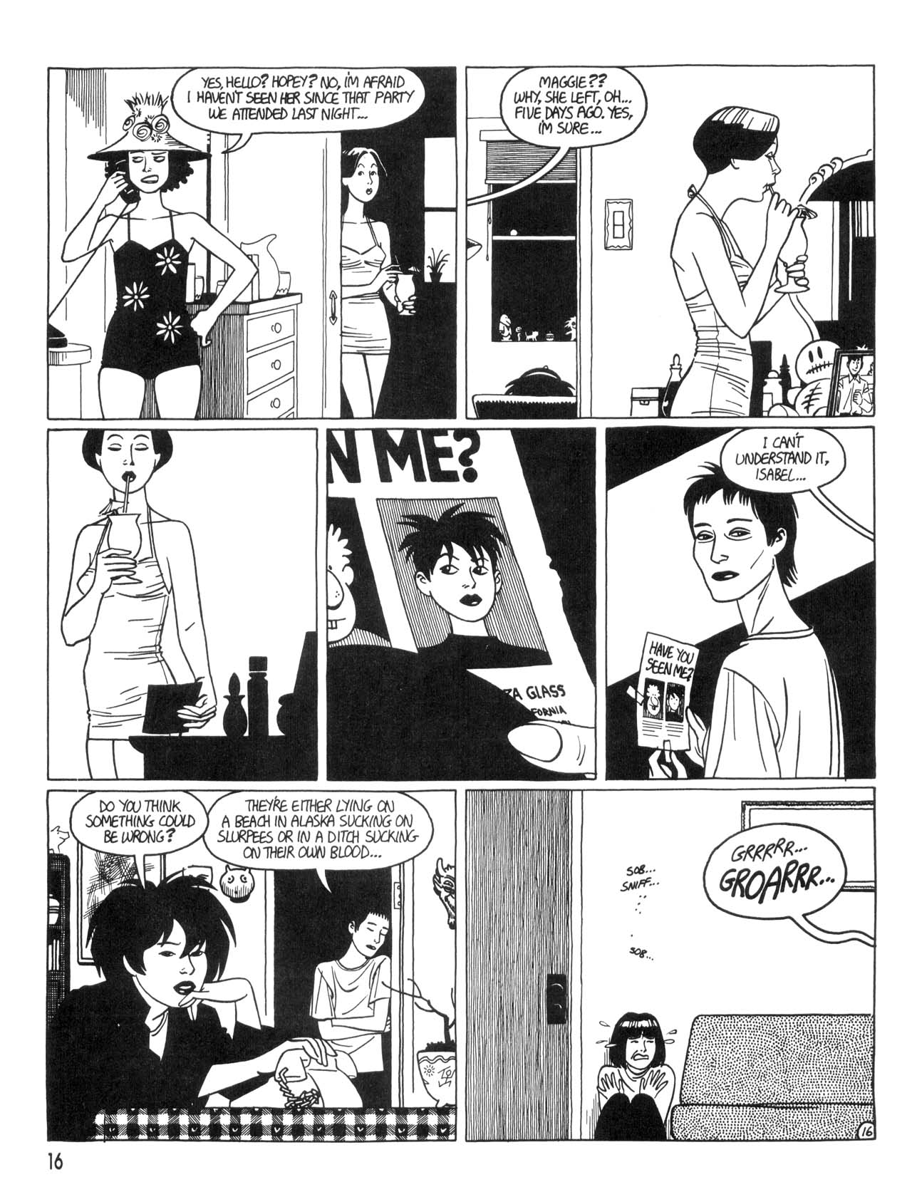 Read online Love and Rockets (1982) comic -  Issue #35 - 18