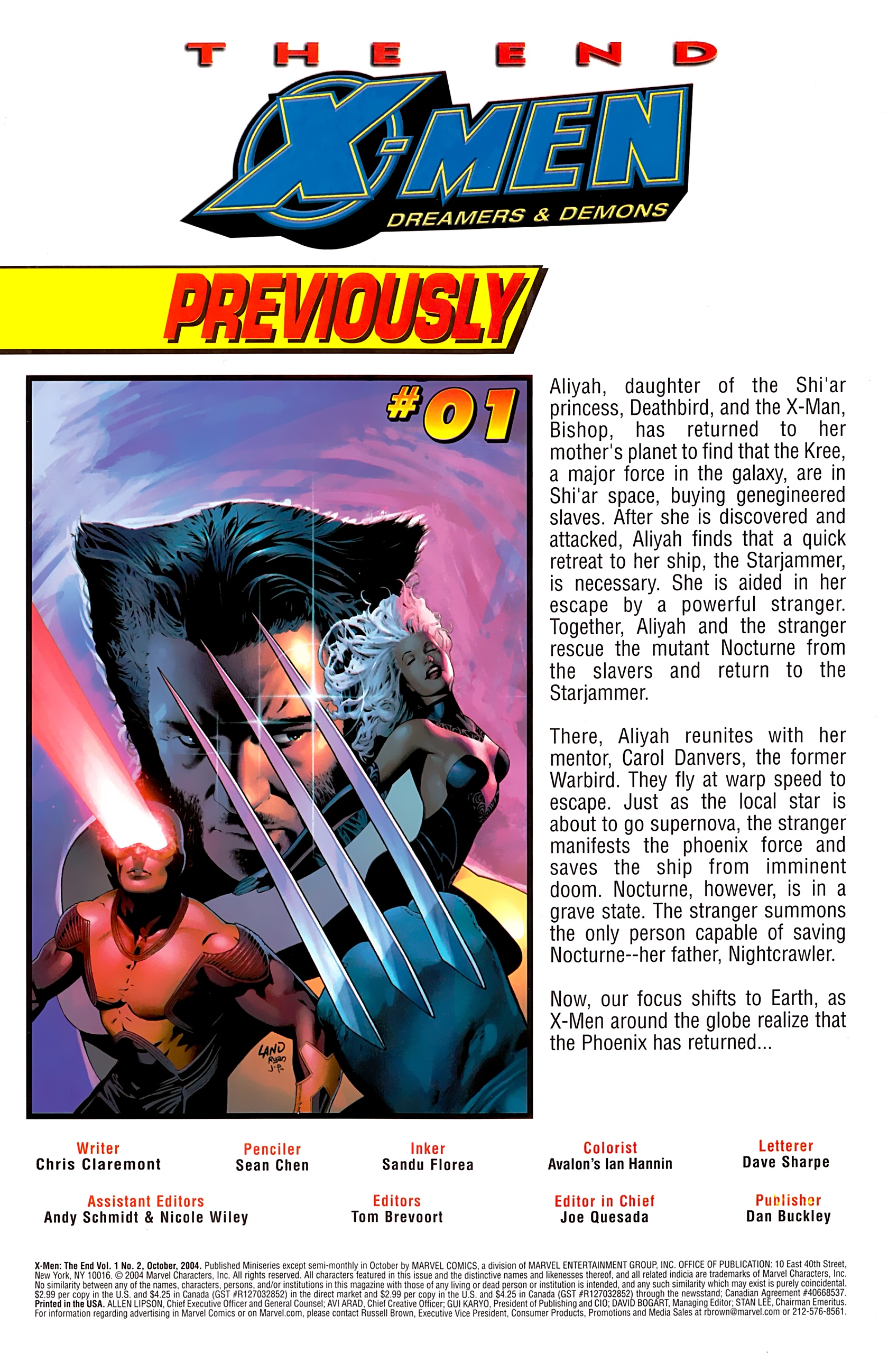Read online X-Men: The End: Book 1: Dreamers & Demons comic -  Issue #2 - 2