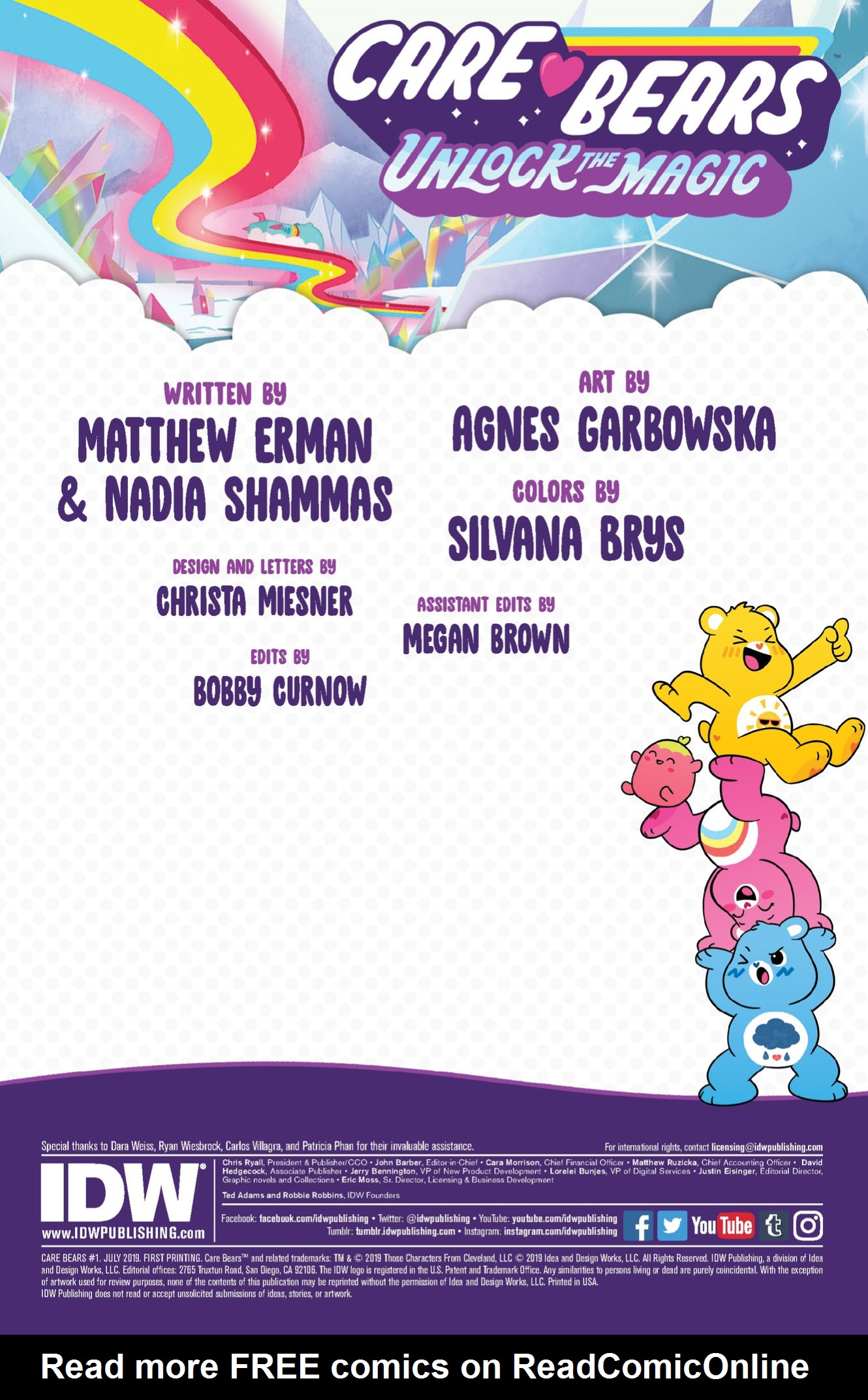 Read online Care Bears comic -  Issue #1 - 2