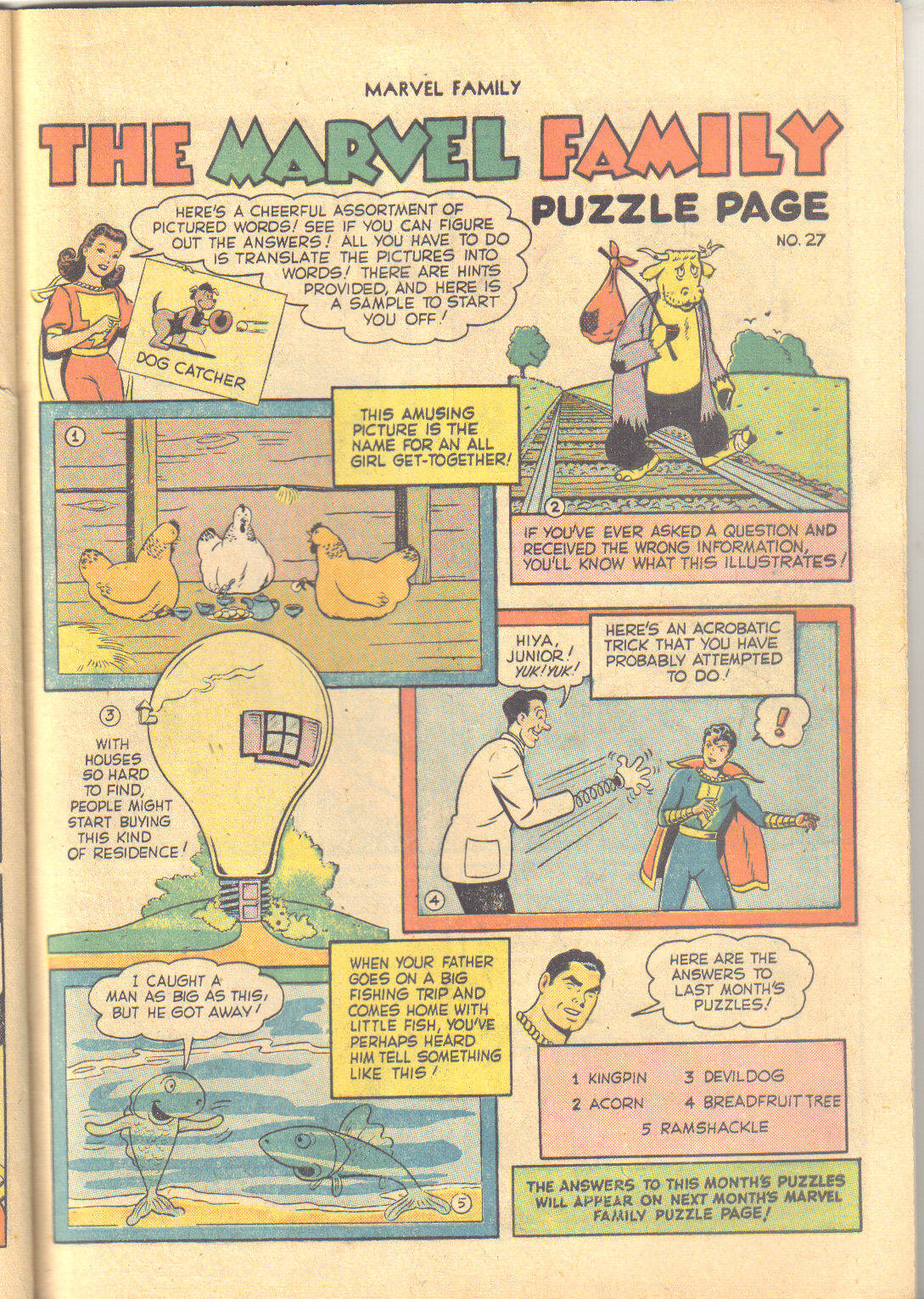 Read online The Marvel Family comic -  Issue #47 - 34