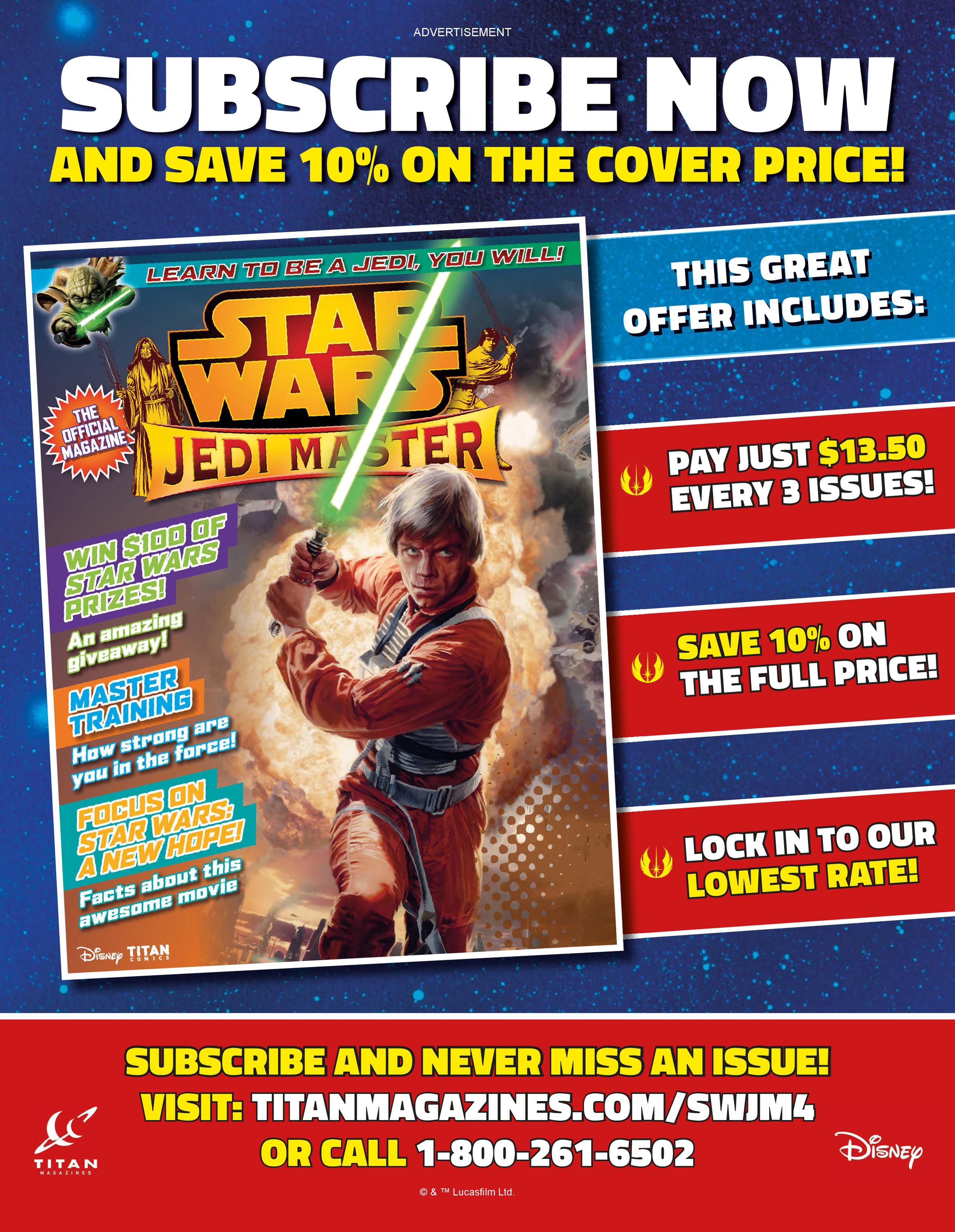 Read online Star Wars Jedi Master Magazine comic -  Issue #4 - 31