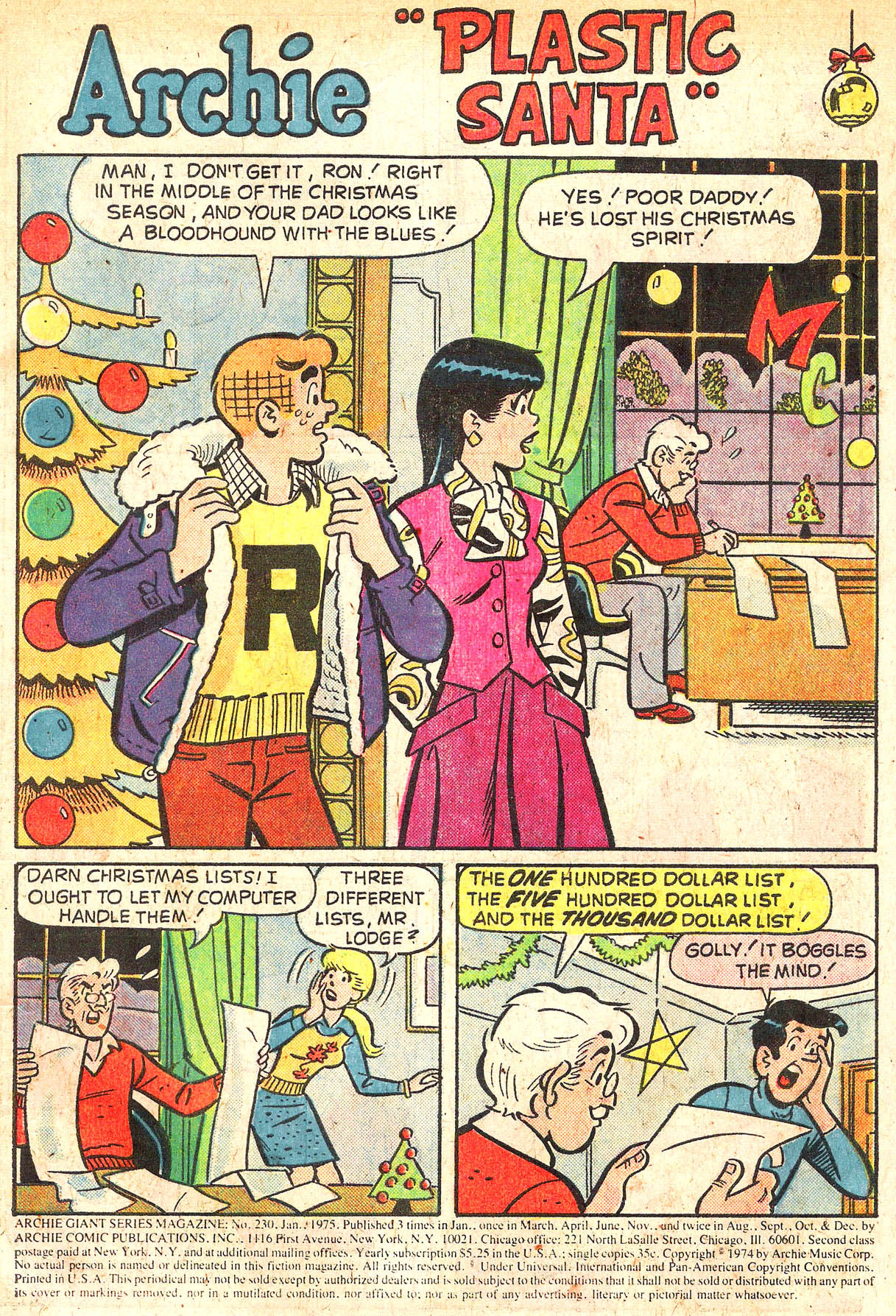 Read online Archie Giant Series Magazine comic -  Issue #230 - 3