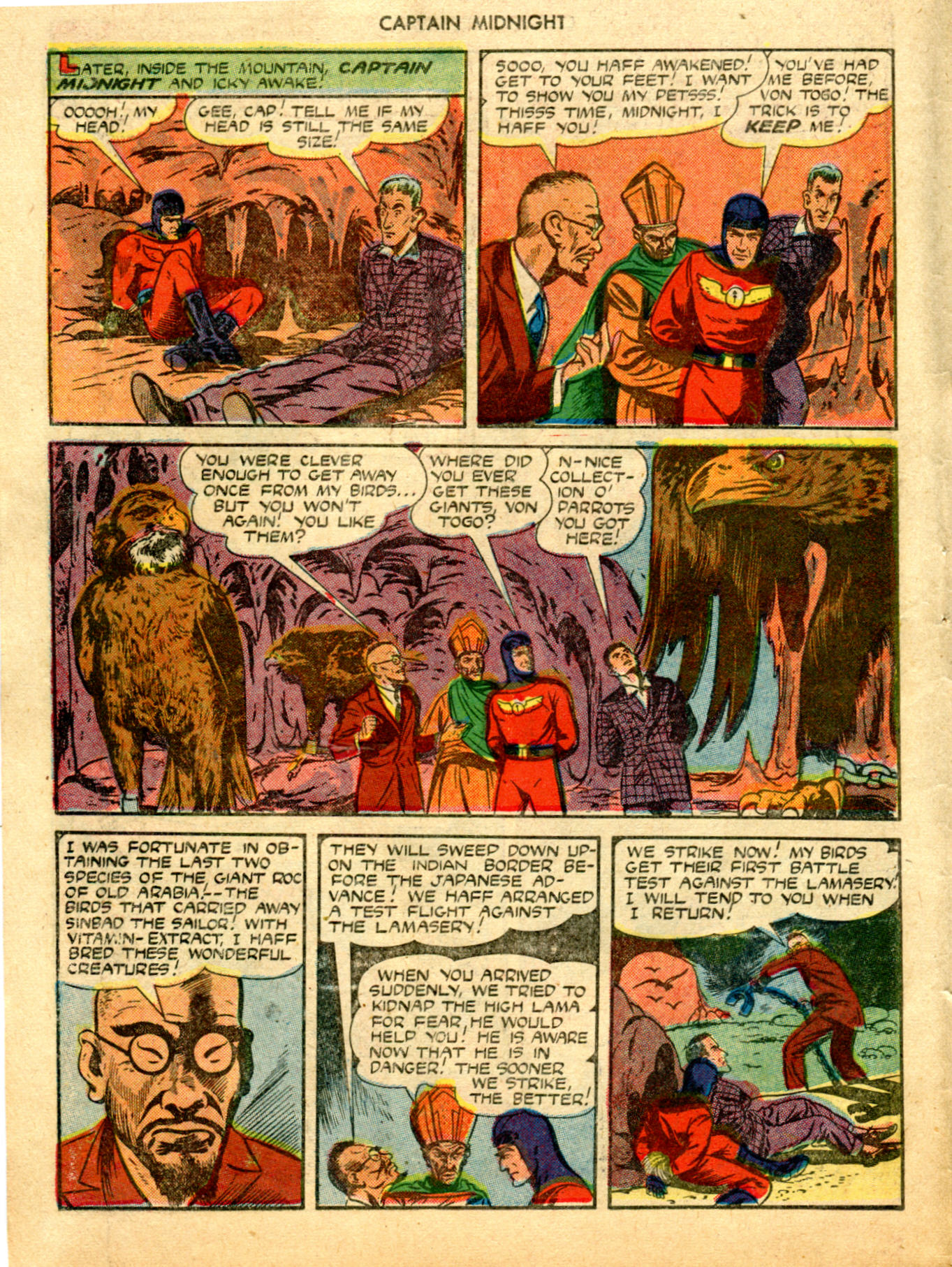 Read online Captain Midnight (1942) comic -  Issue #18 - 10