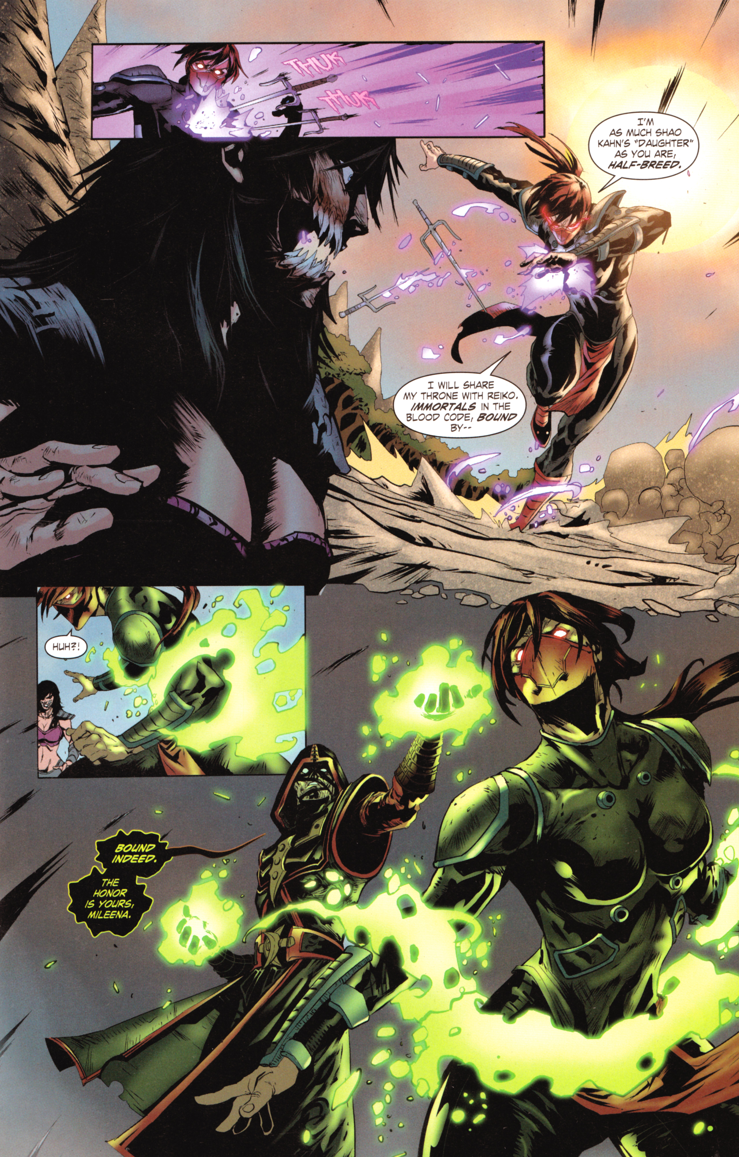 Read online Mortal Kombat X [II] comic -  Issue #9 - 17