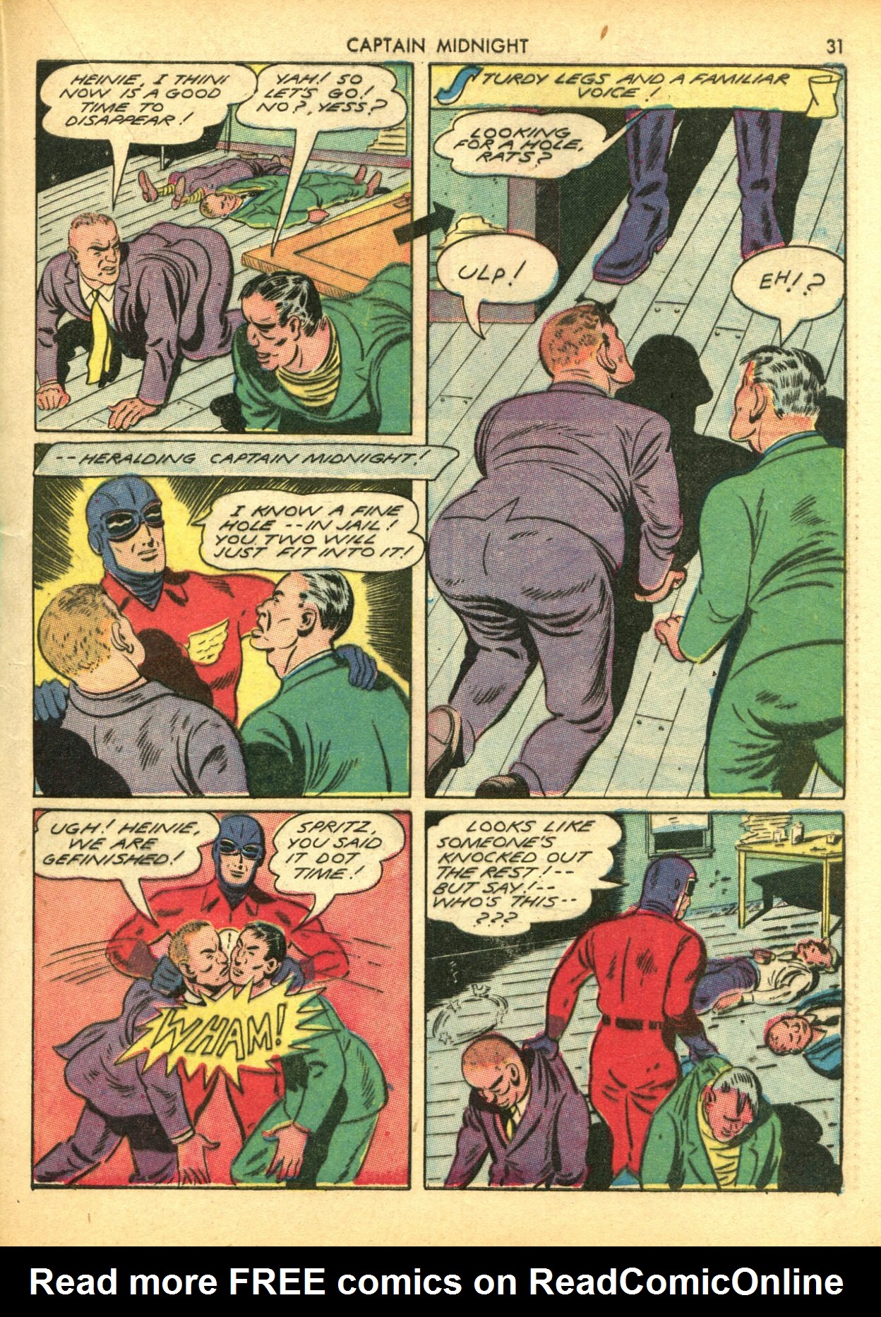 Read online Captain Midnight (1942) comic -  Issue #5 - 31