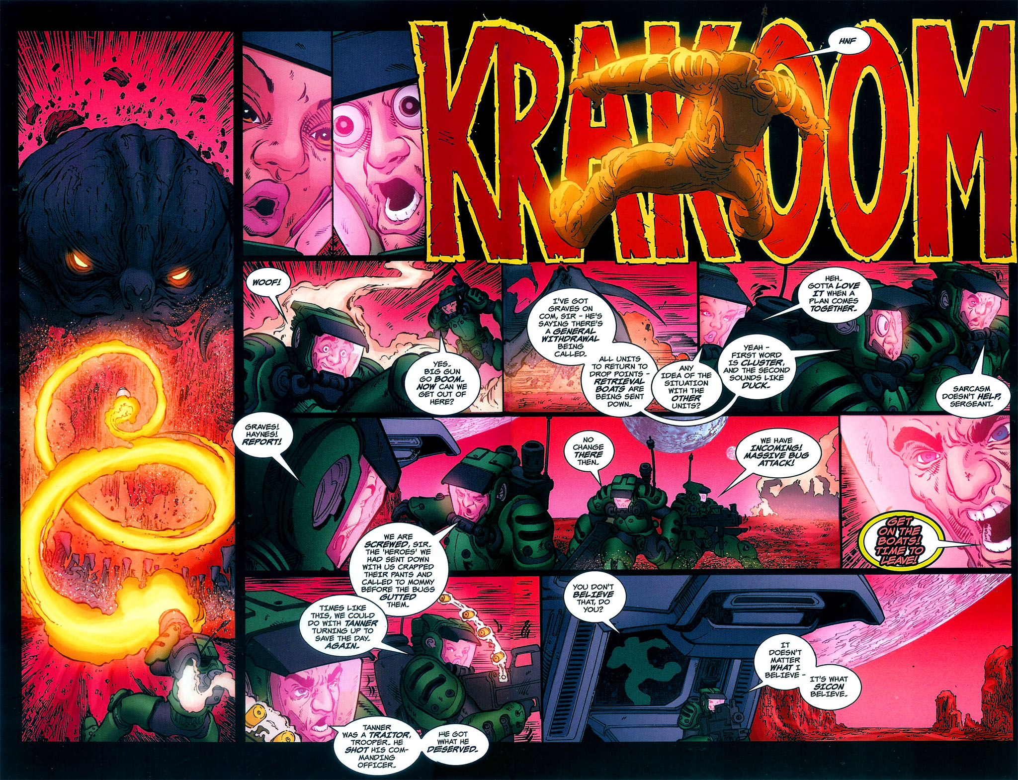 Read online Starship Troopers: Damaged Justice comic -  Issue #1 - 8