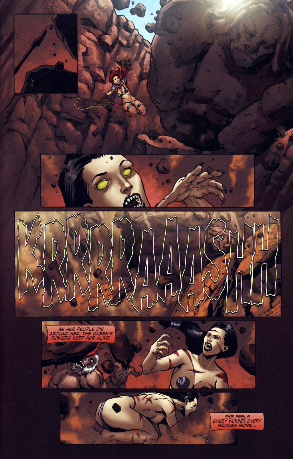 Read online Savage Red Sonja: Queen of the Frozen Wastes comic -  Issue #4 - 23
