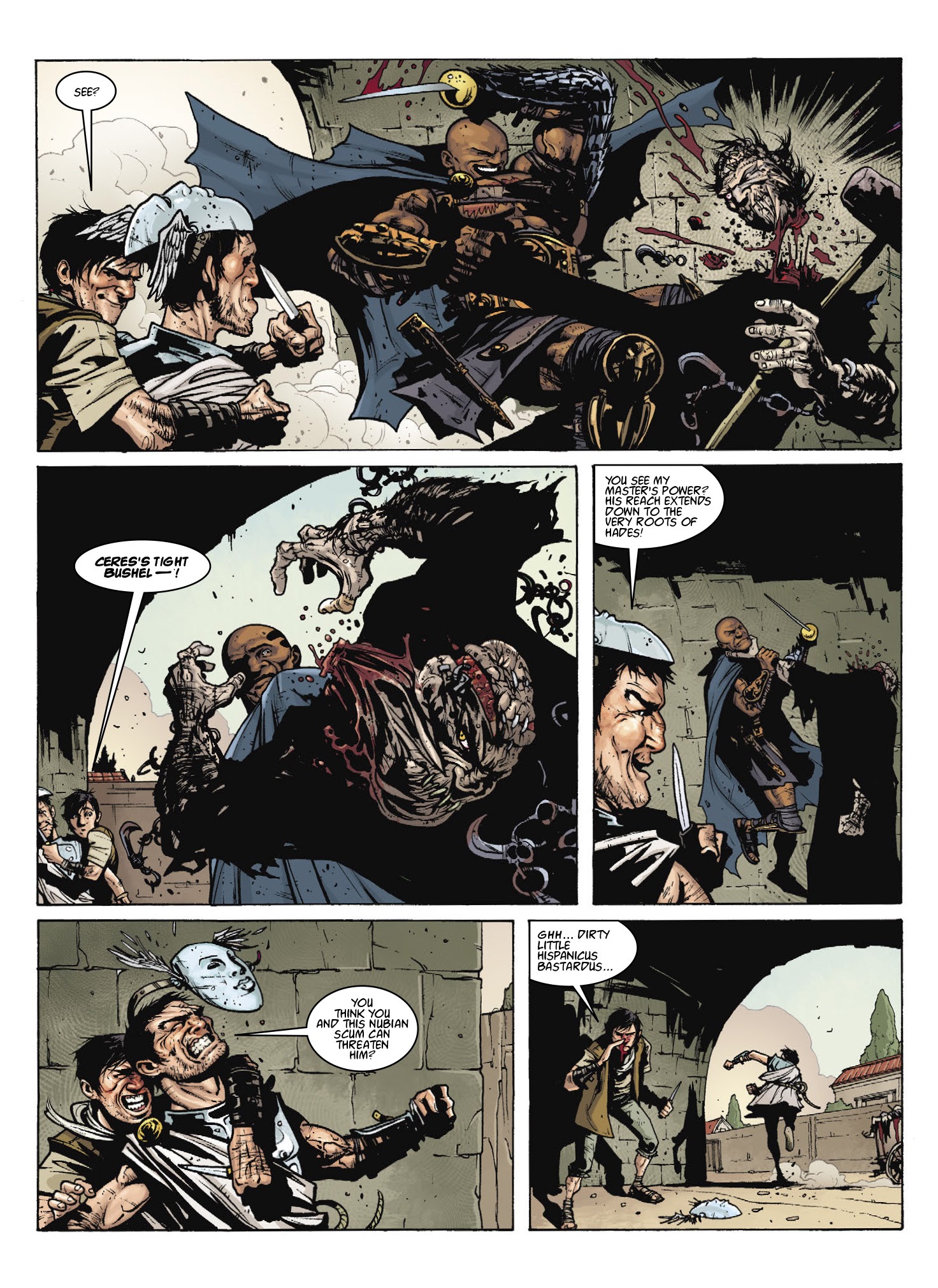 Read online Aquila: The Burning Fields comic -  Issue # TPB - 24