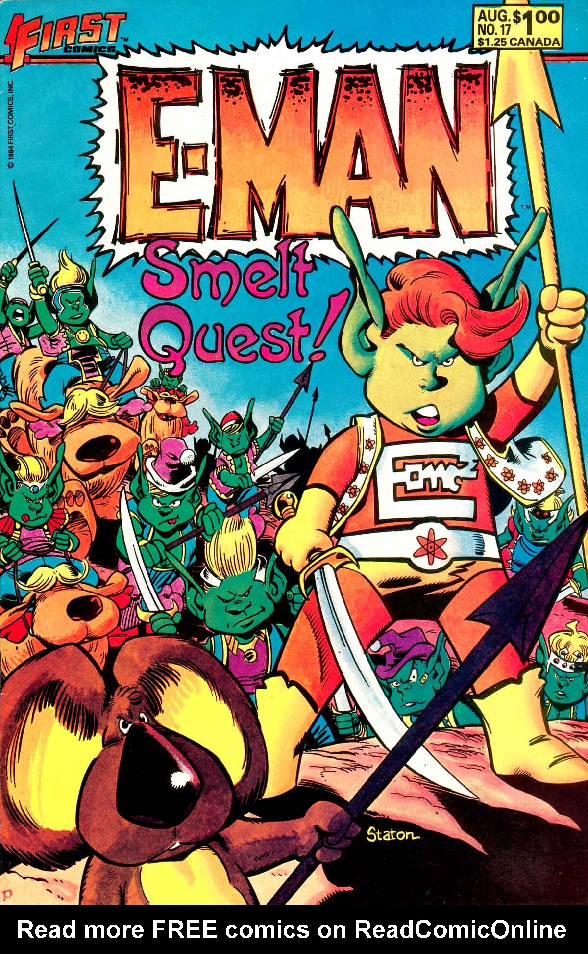 Read online E-Man (1983) comic -  Issue #17 - 1
