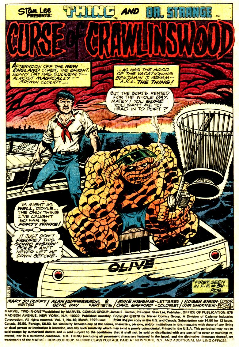 Marvel Two-In-One (1974) issue 49 - Page 2
