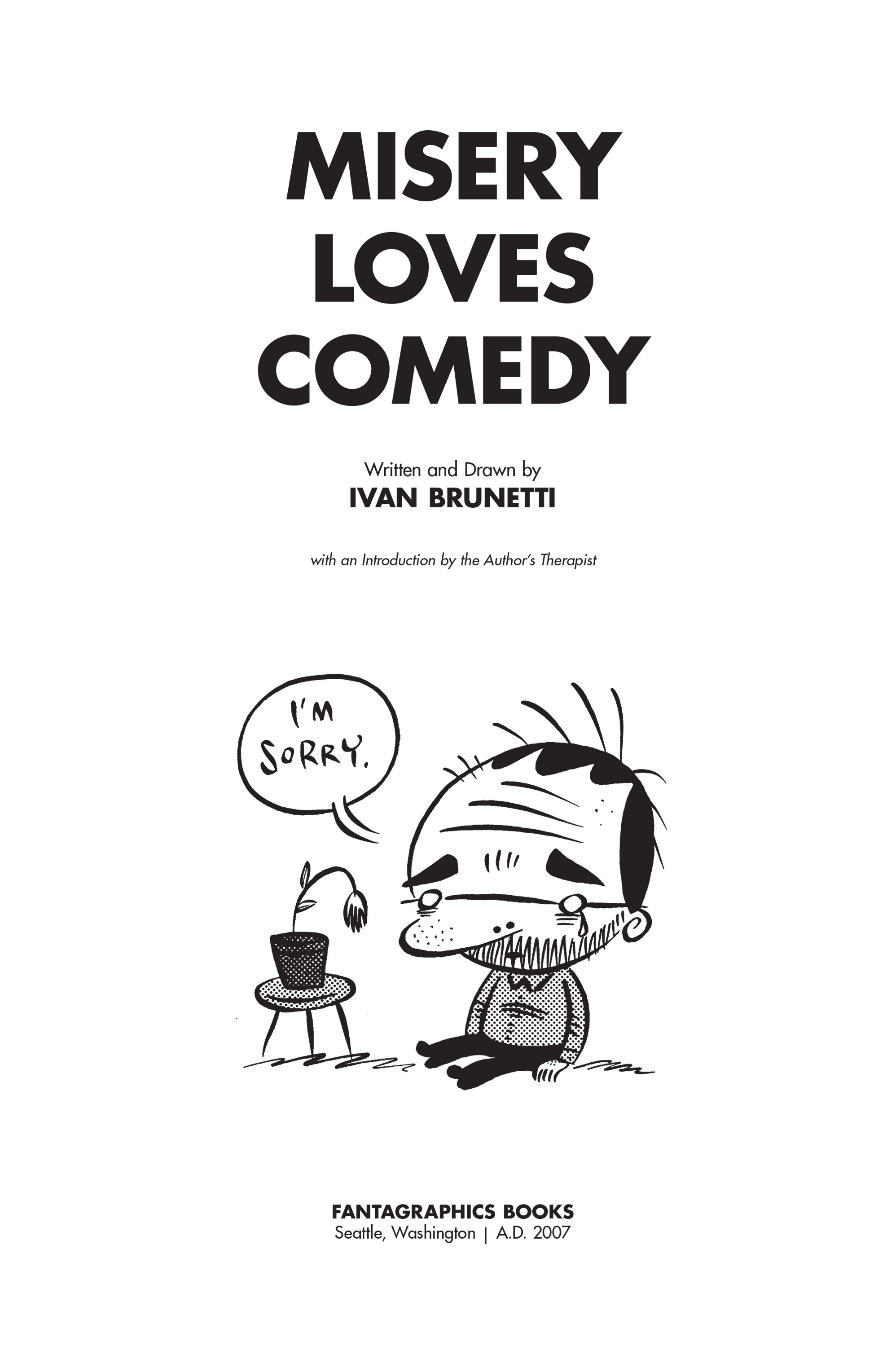 Read online Misery Loves Comedy comic -  Issue # TPB (Part 1) - 4