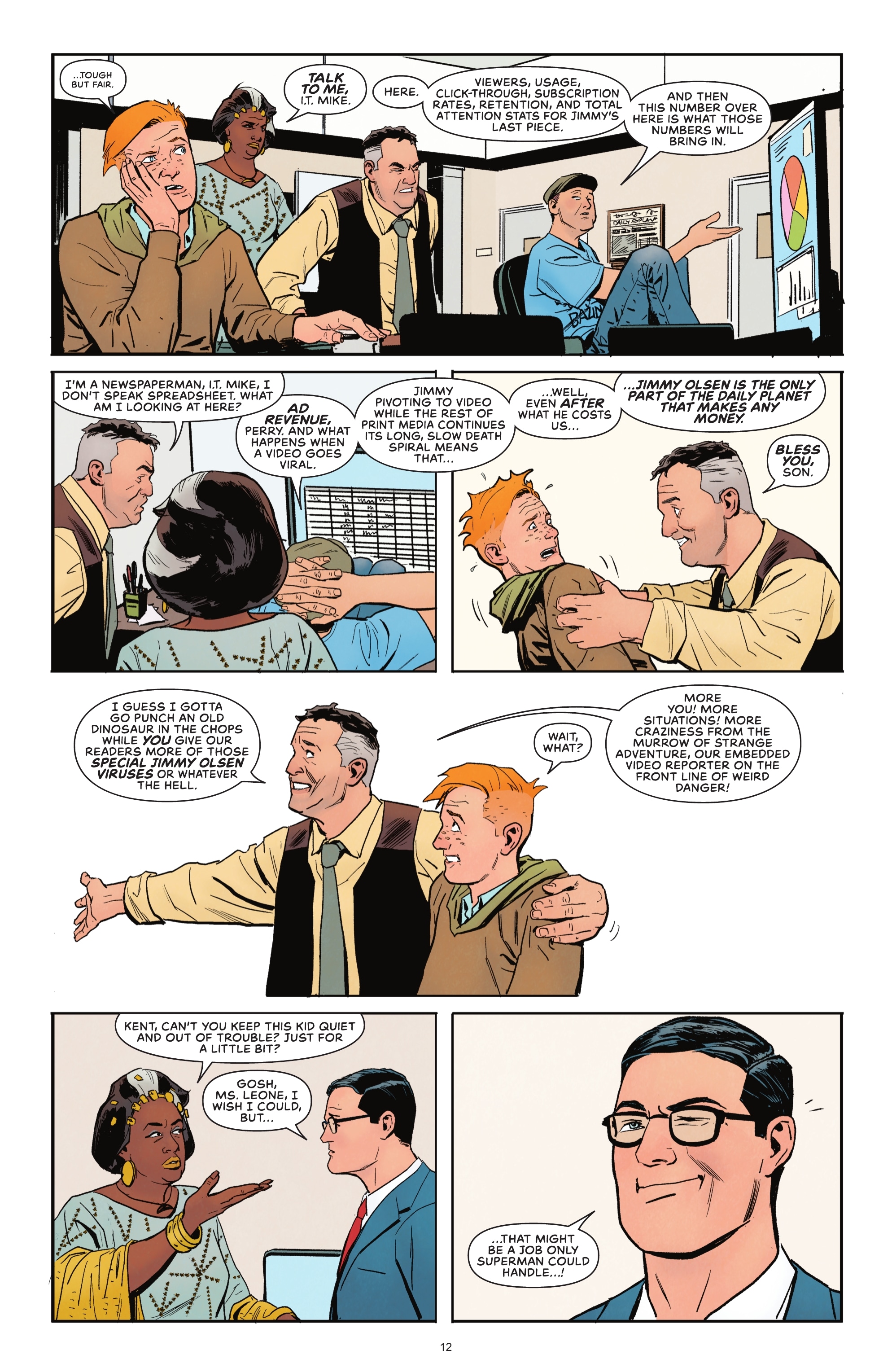 Read online Superman's Pal Jimmy Olsen's Boss Perry White comic -  Issue #1 - 14