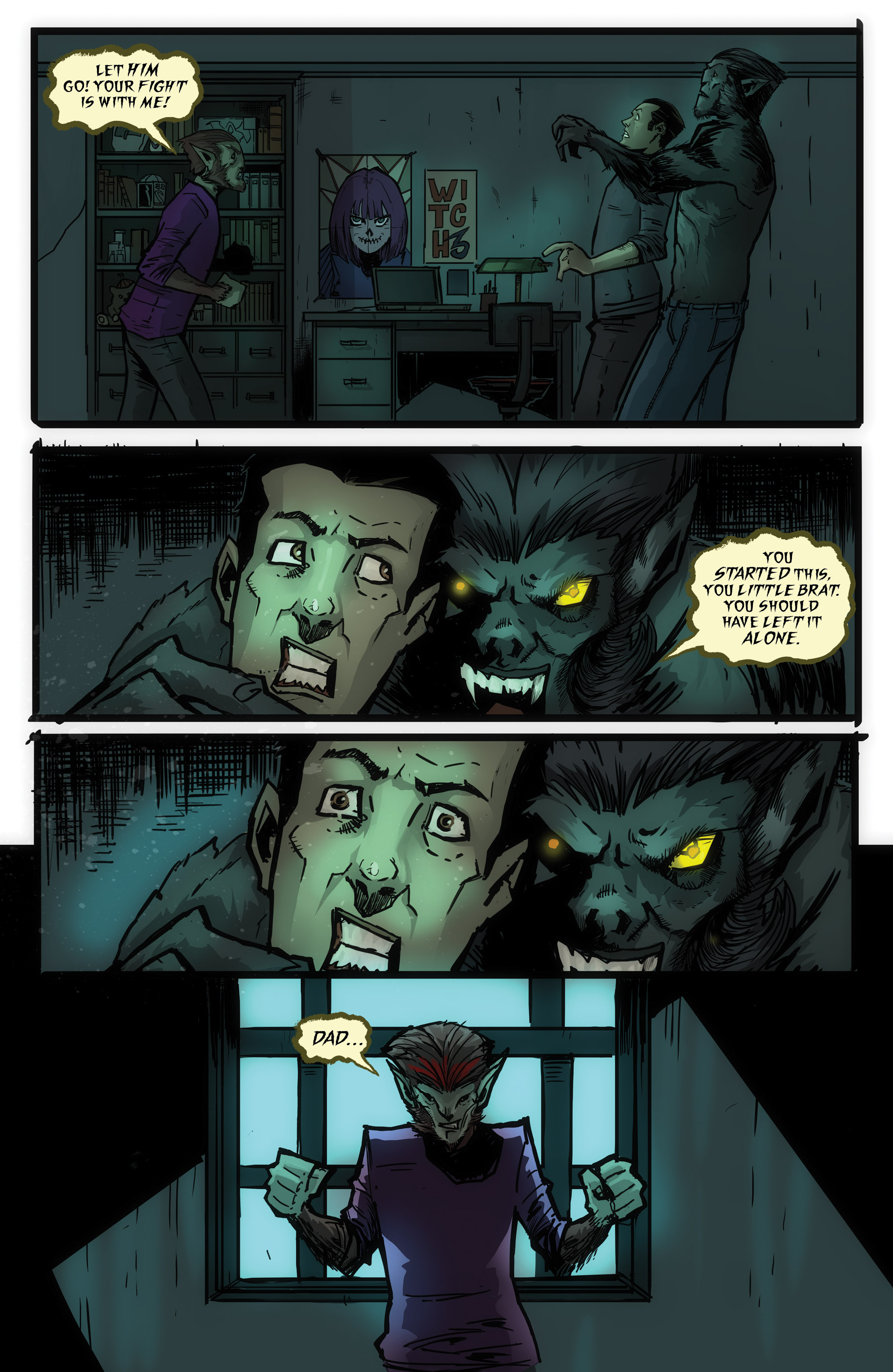 Read online John Carpenter Presents Storm Kids: Monica Bleue: A Werewolf Story comic -  Issue #4 - 26