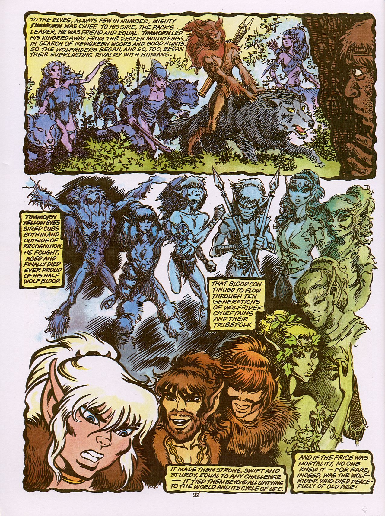 Read online ElfQuest (Starblaze Edition) comic -  Issue # TPB 3 - 98