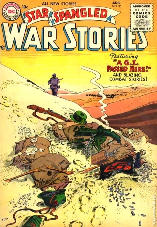 Read online Star Spangled War Stories (1952) comic -  Issue #36 - 1