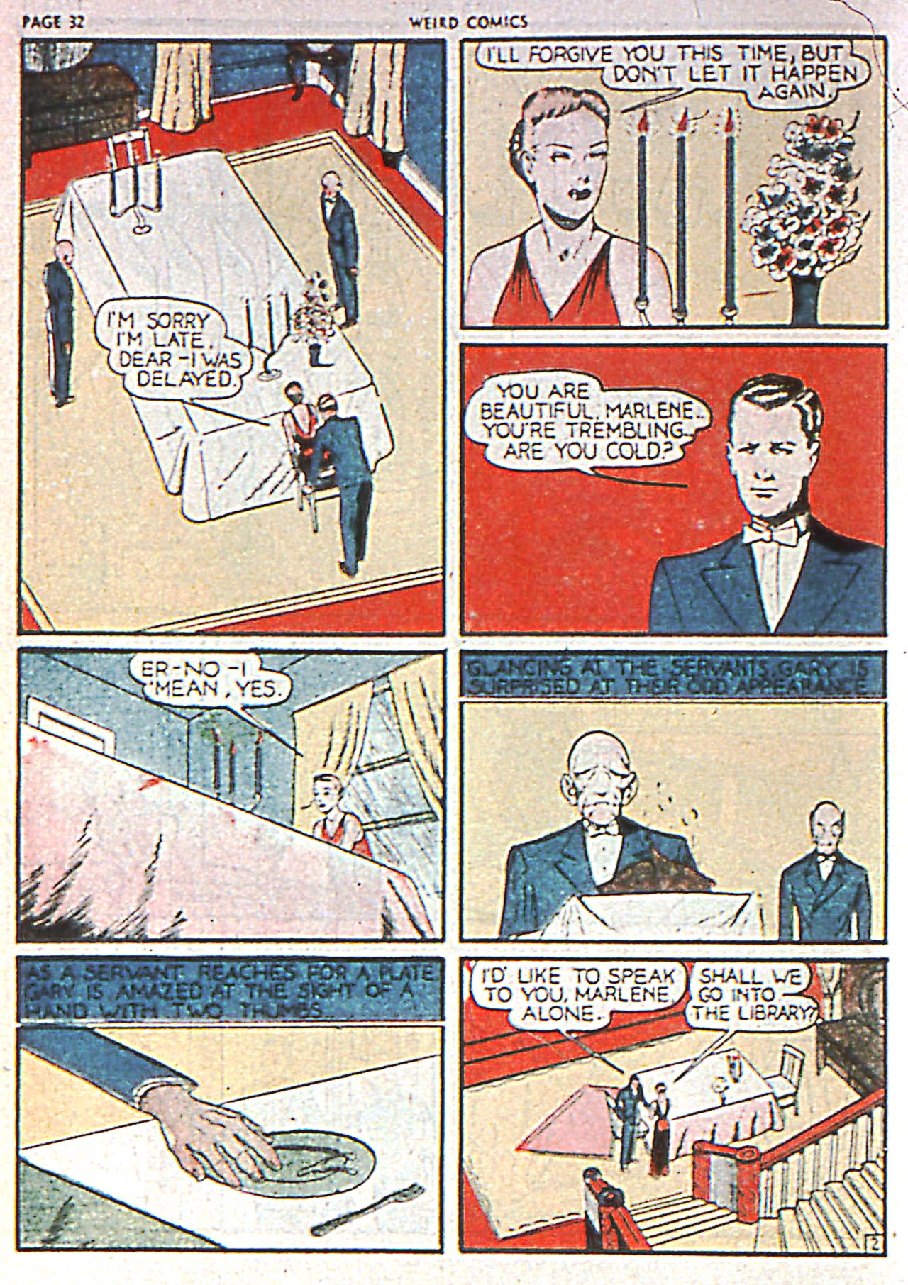 Read online Weird Comics comic -  Issue #1 - 32