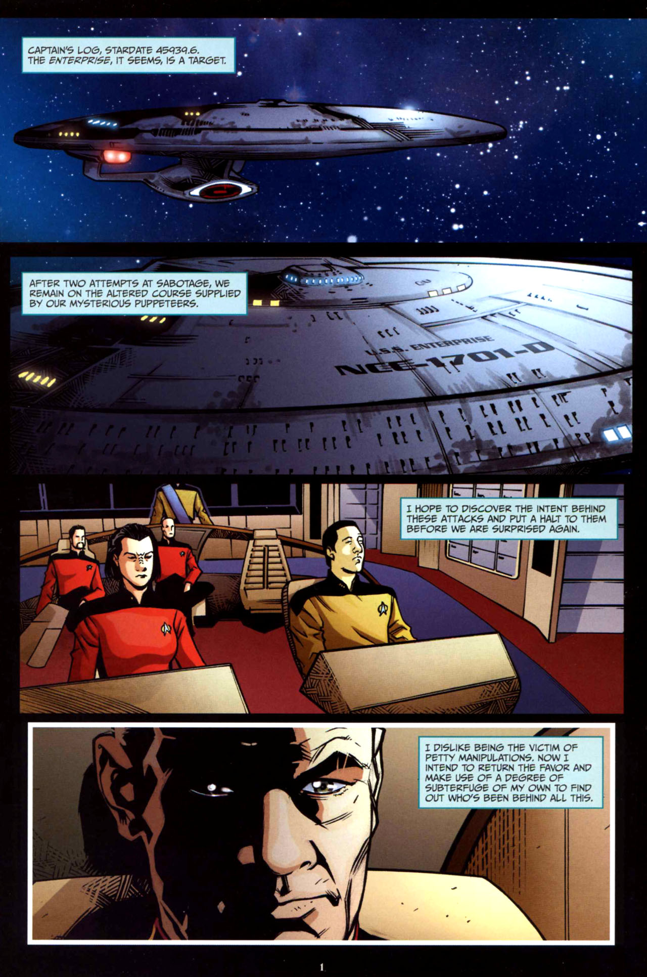 Star Trek: The Next Generation: Intelligence Gathering Issue #5 #5 - English 3