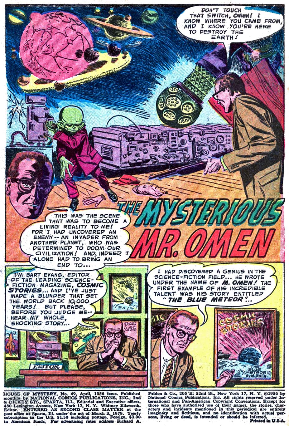 Read online House of Mystery (1951) comic -  Issue #49 - 3