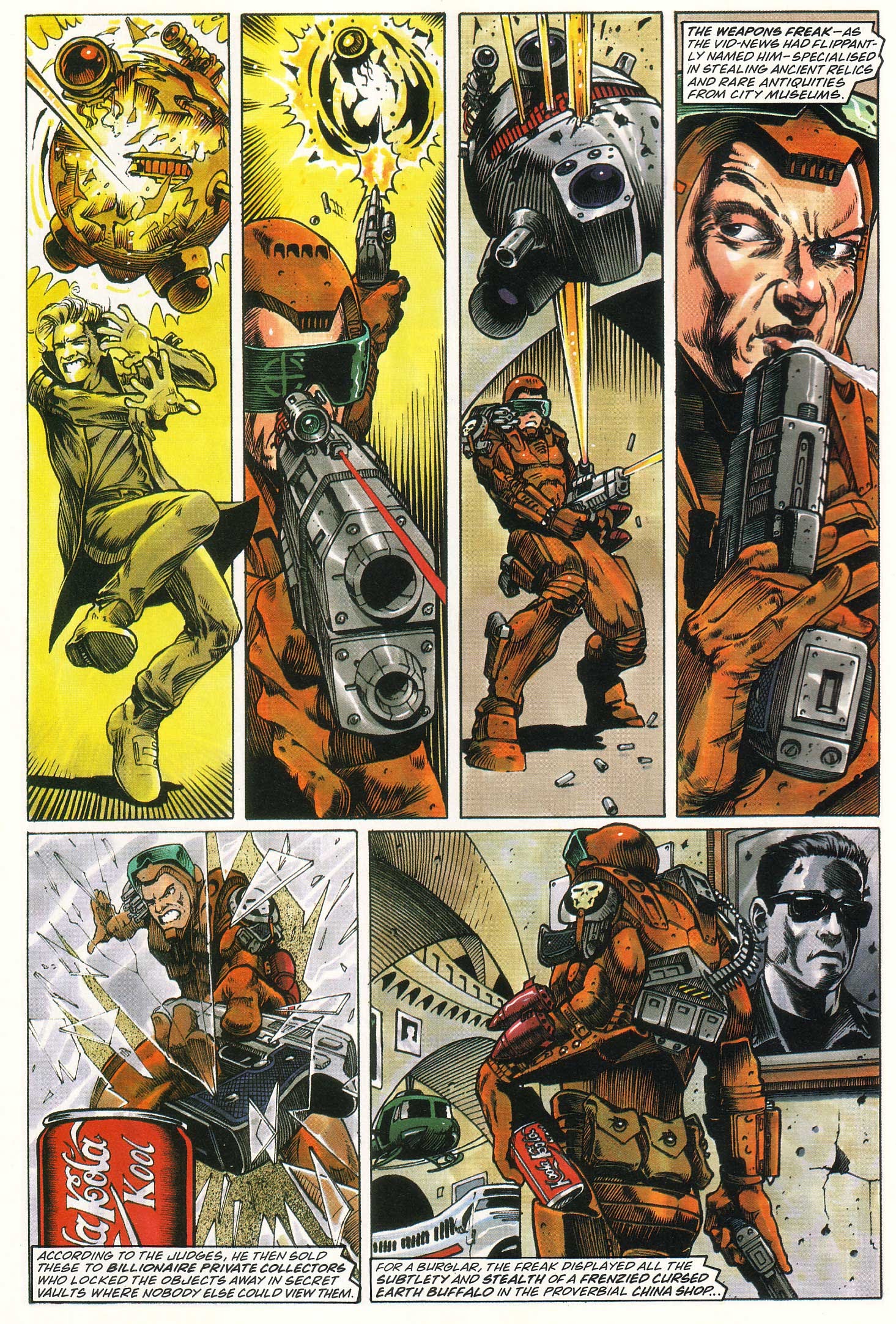 Read online Judge Dredd Lawman of the Future comic -  Issue #5 - 8