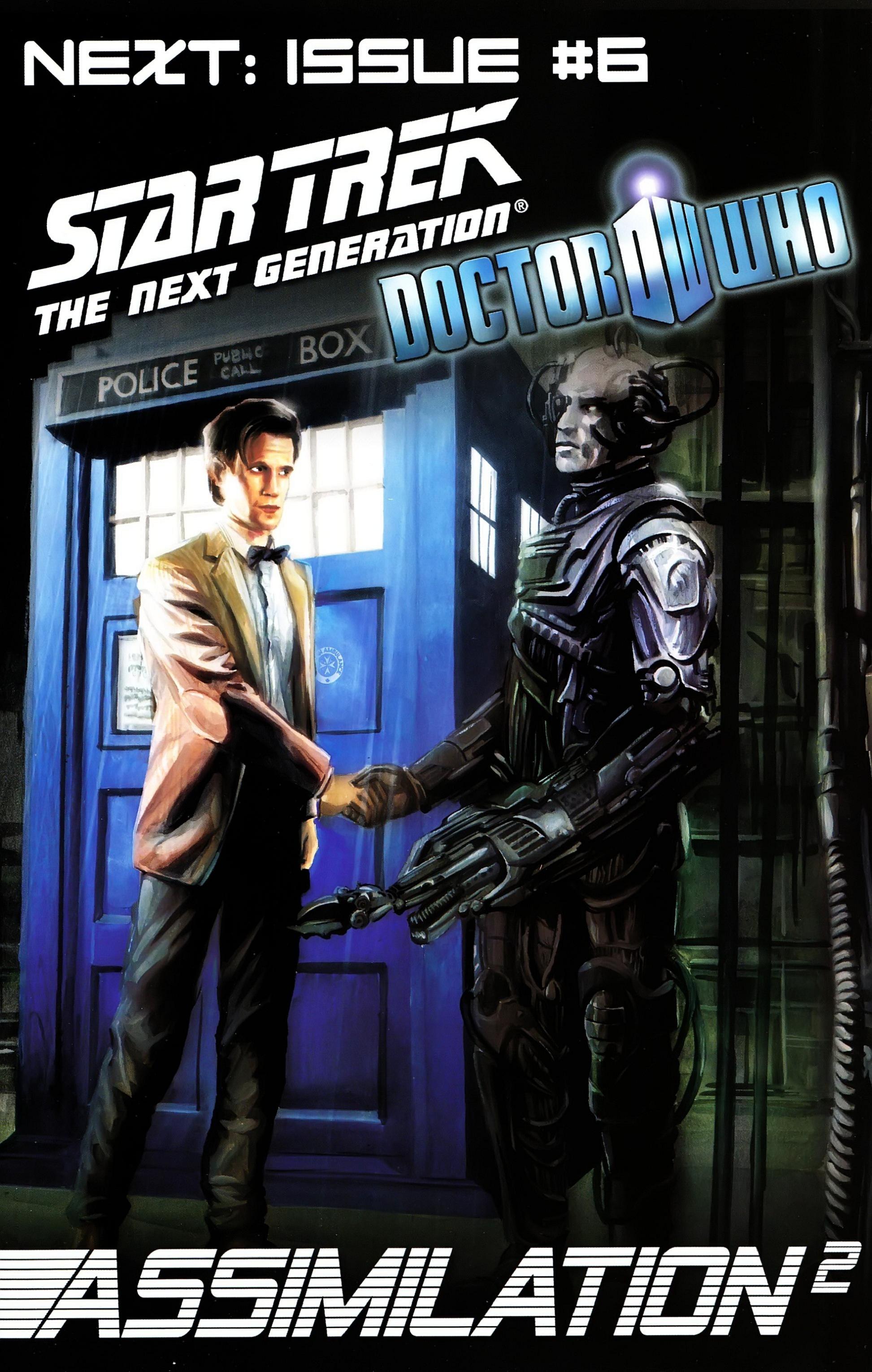Read online Star Trek: The Next Generation/Doctor Who: Assimilation² comic -  Issue #5 - 26