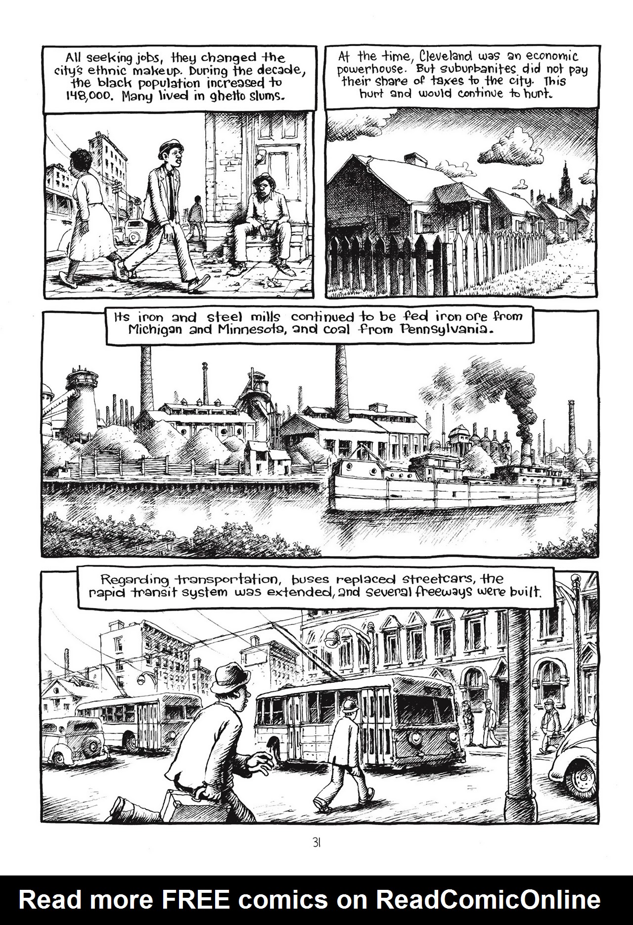 Read online Harvey Pekar's Cleveland comic -  Issue # TPB - 32
