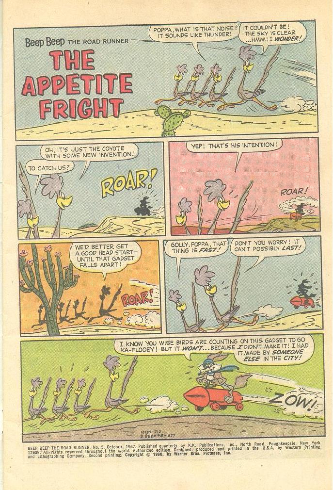 Read online Beep Beep The Road Runner comic -  Issue #5 - 3