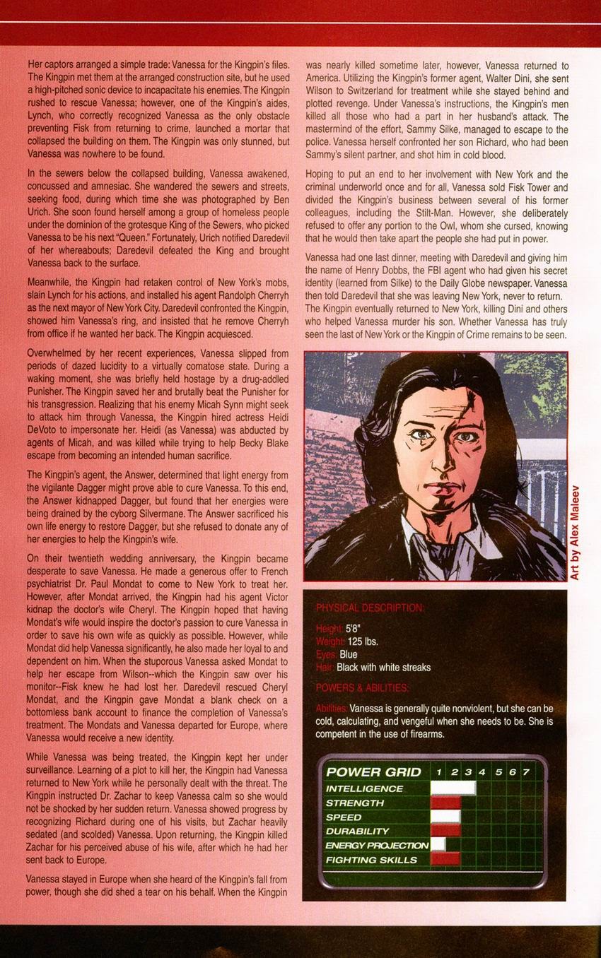 Official Handbook of the Marvel Universe: Daredevil 2004 issue Full - Page 20