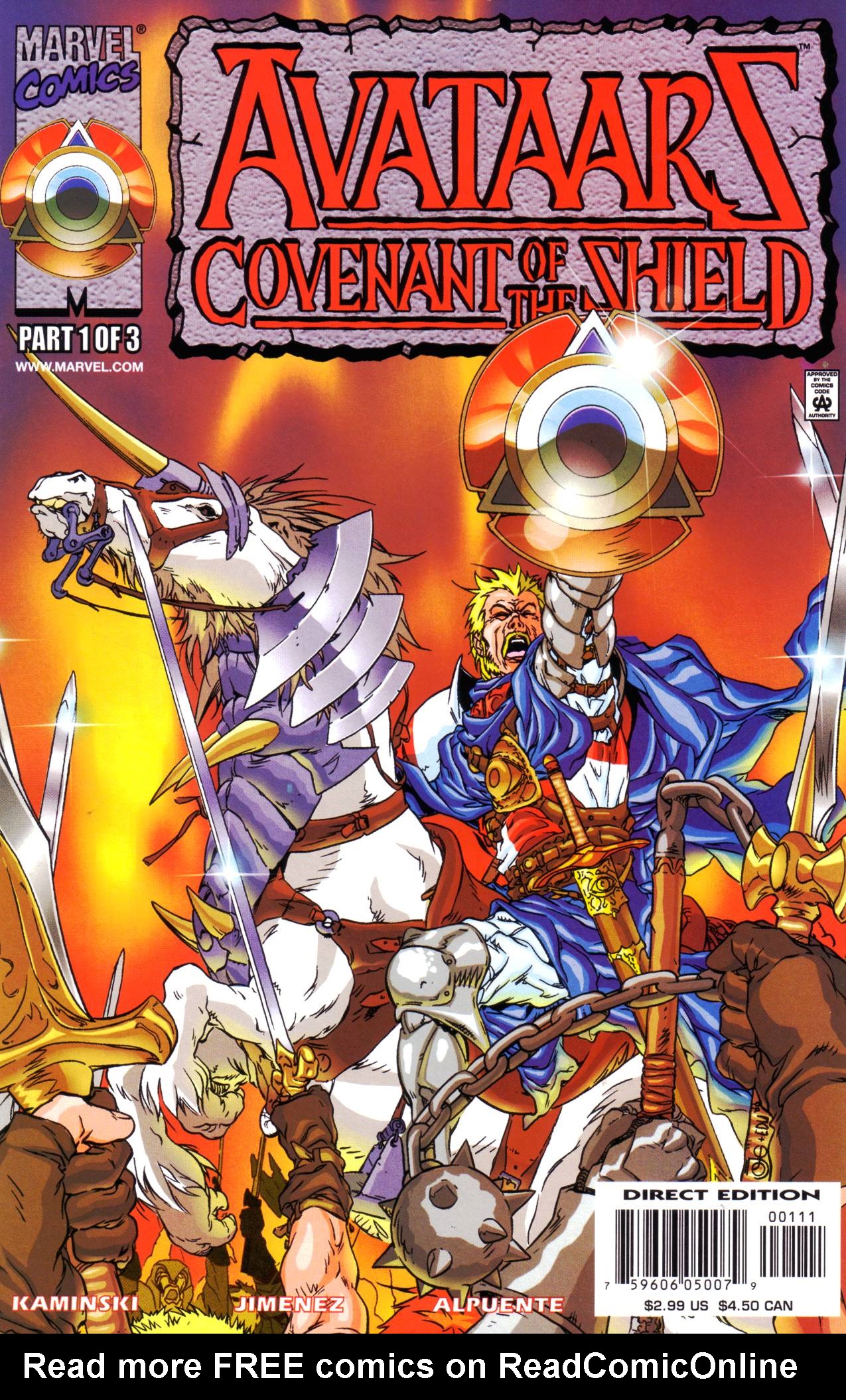 Read online Avataars: Covenant of the Shield comic -  Issue #1 - 1