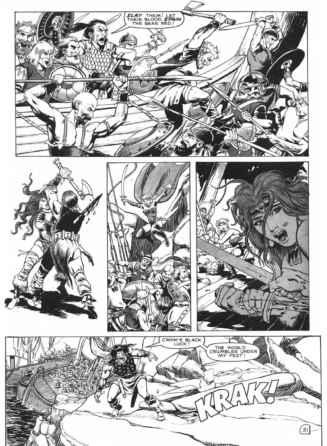Read online The Savage Sword Of Conan comic -  Issue #170 - 37