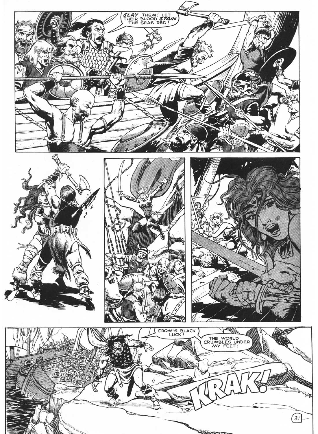 The Savage Sword Of Conan issue 170 - Page 37