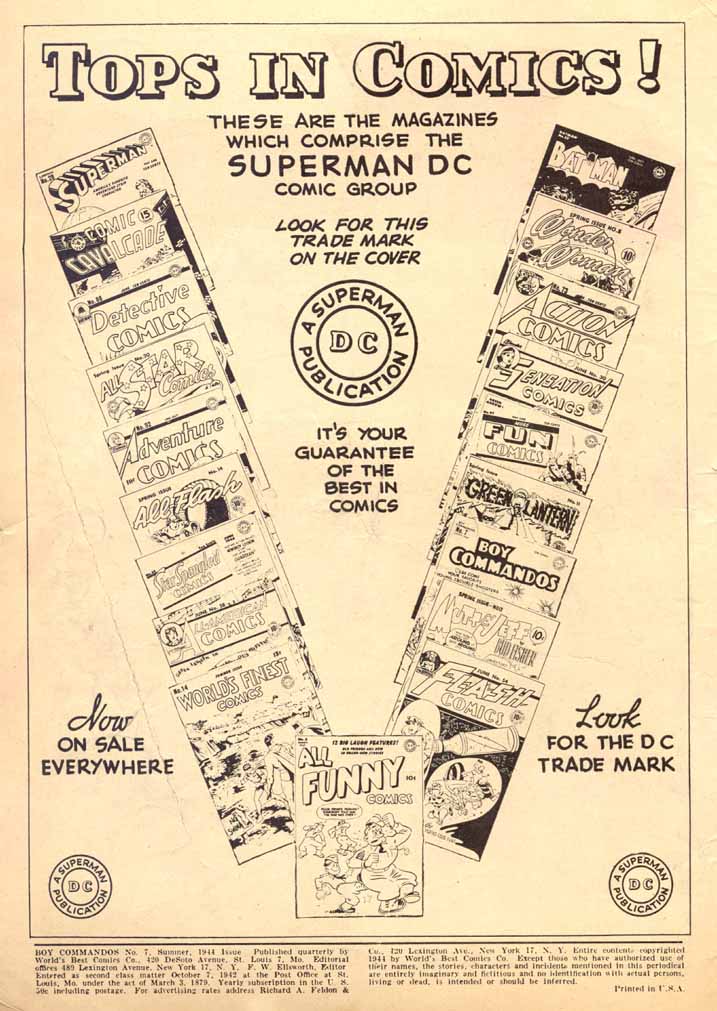 Read online Boy Commandos comic -  Issue #7 - 2