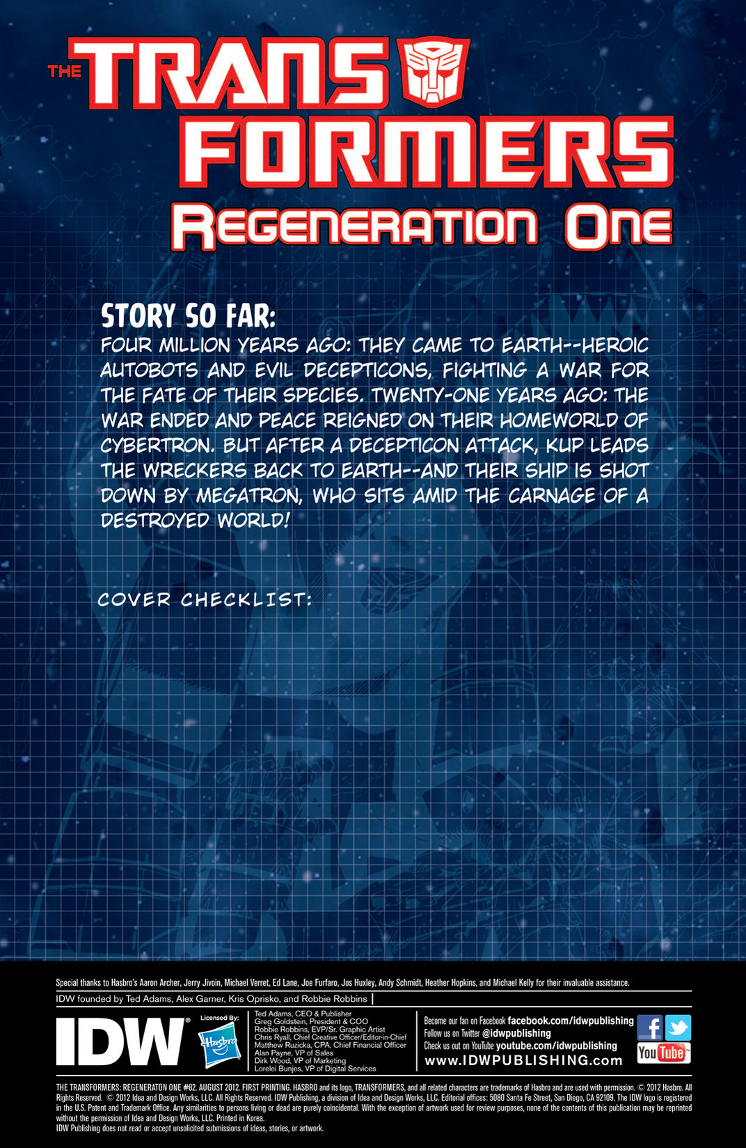 Read online The Transformers: Regeneration One comic -  Issue #82 - 2