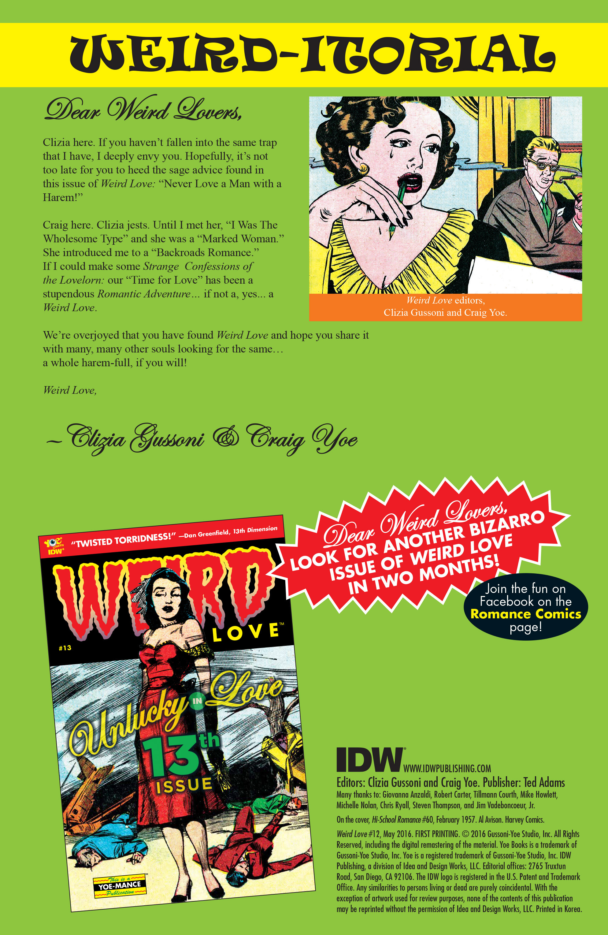 Read online Weird Love comic -  Issue #12 - 2