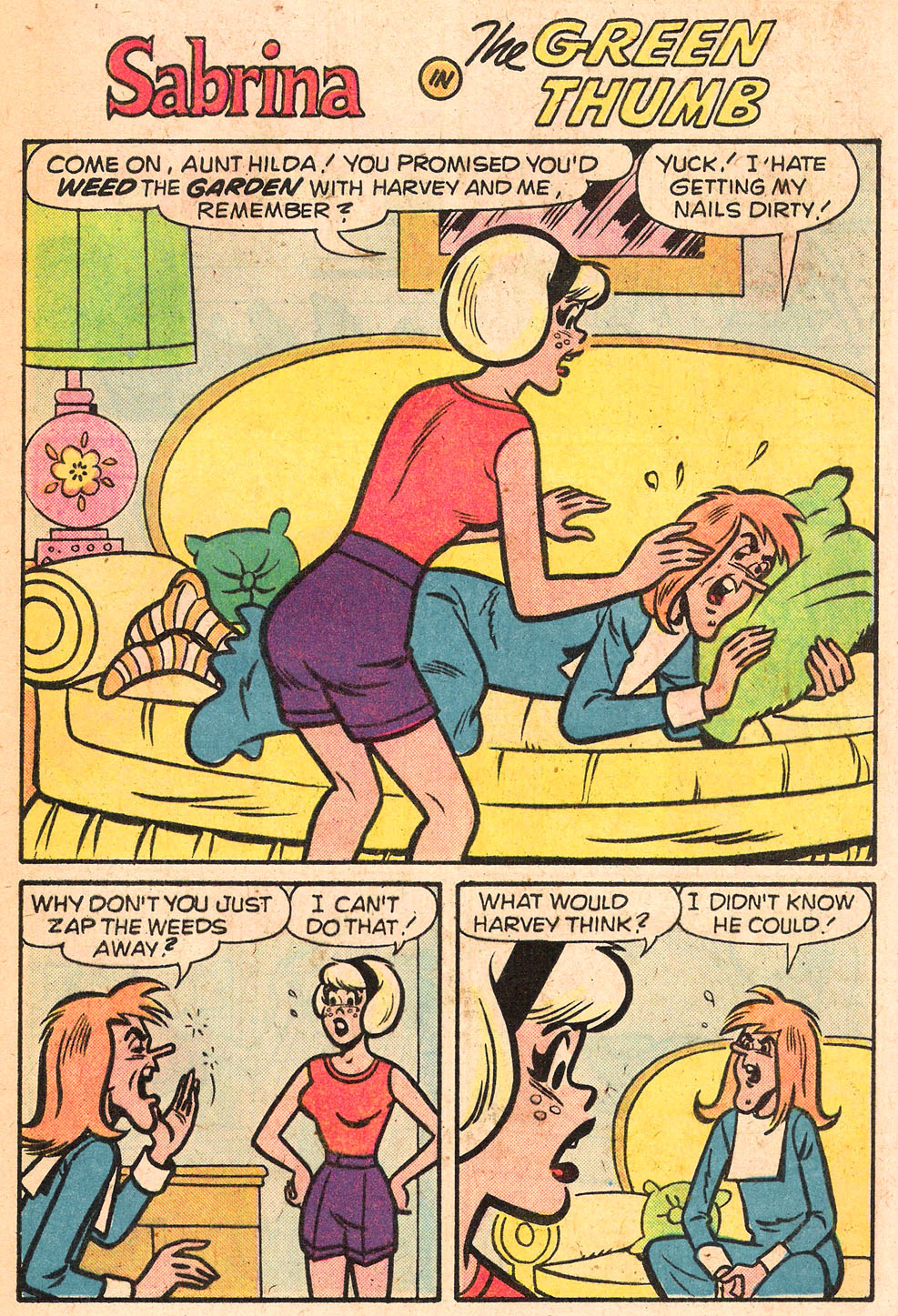 Read online Sabrina The Teenage Witch (1971) comic -  Issue #49 - 13