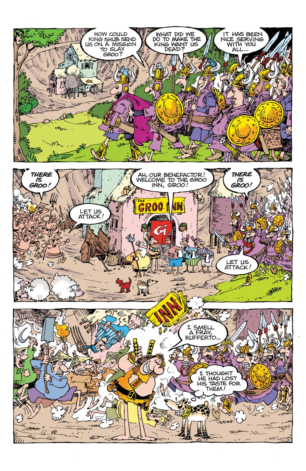 Read online Sergio Aragonés' Groo: The Most Intelligent Man In The World comic -  Issue # TPB - 95