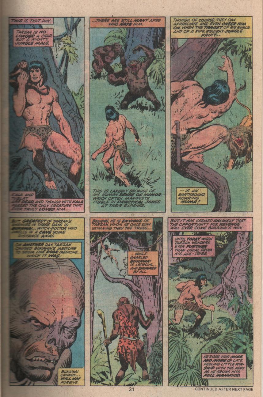 Read online Tarzan (1977) comic -  Issue # _Annual 1 - 24