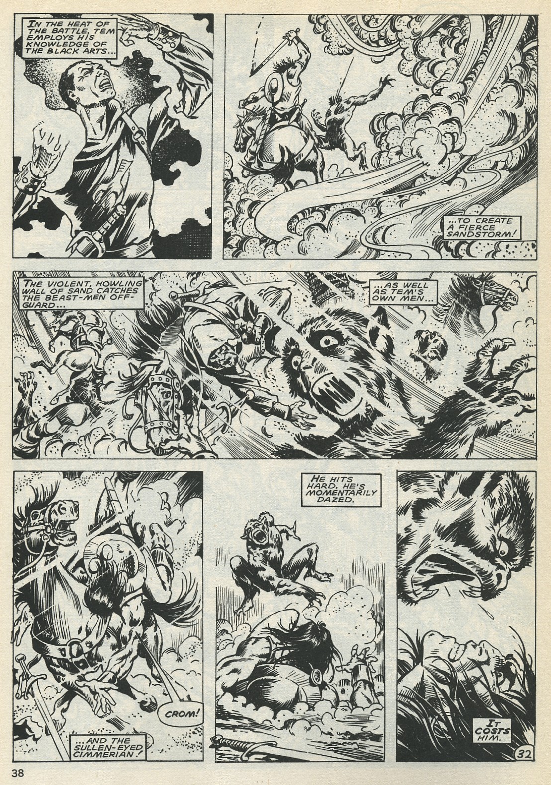 Read online The Savage Sword Of Conan comic -  Issue #128 - 37