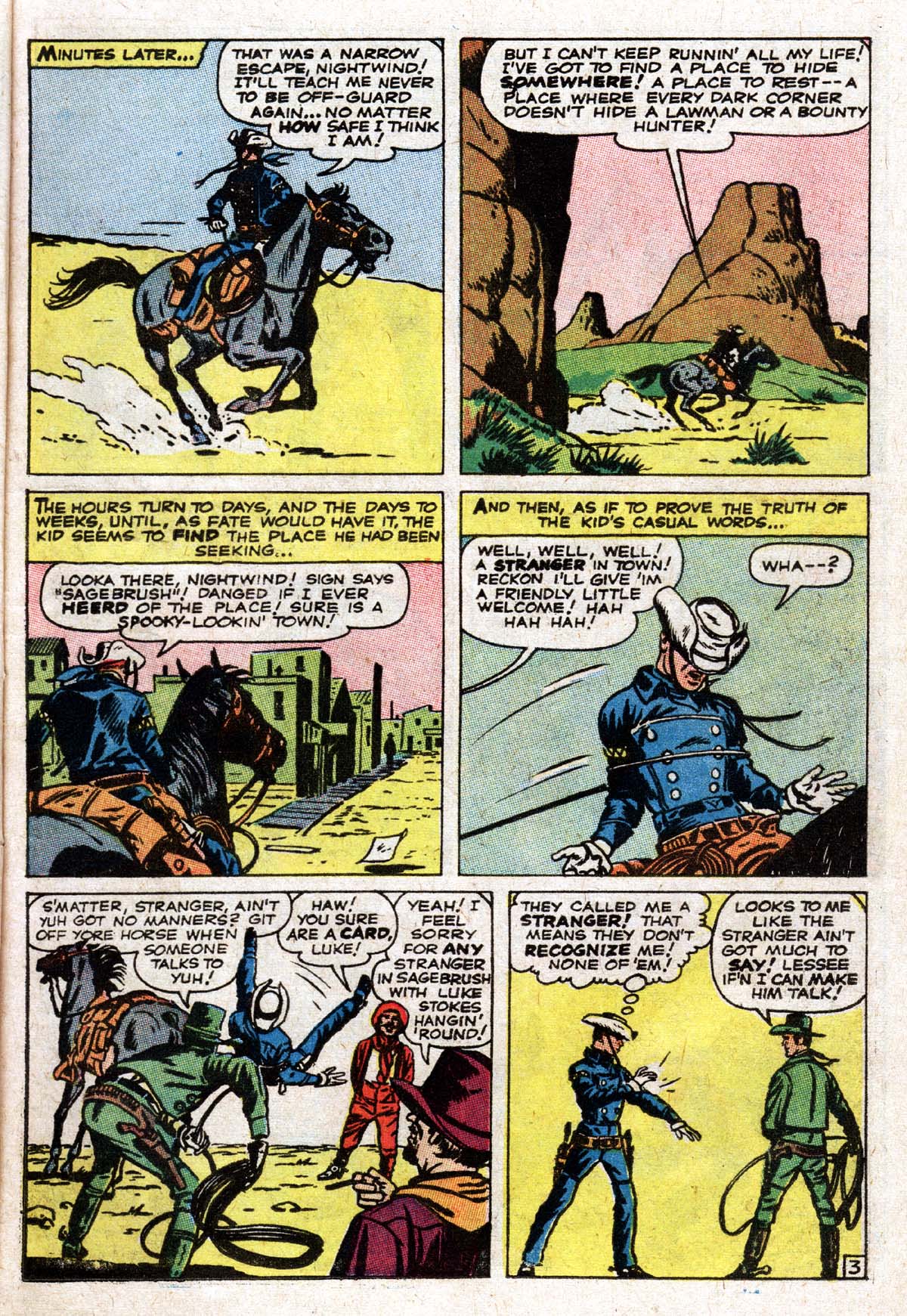 Read online The Mighty Marvel Western comic -  Issue #1 - 5