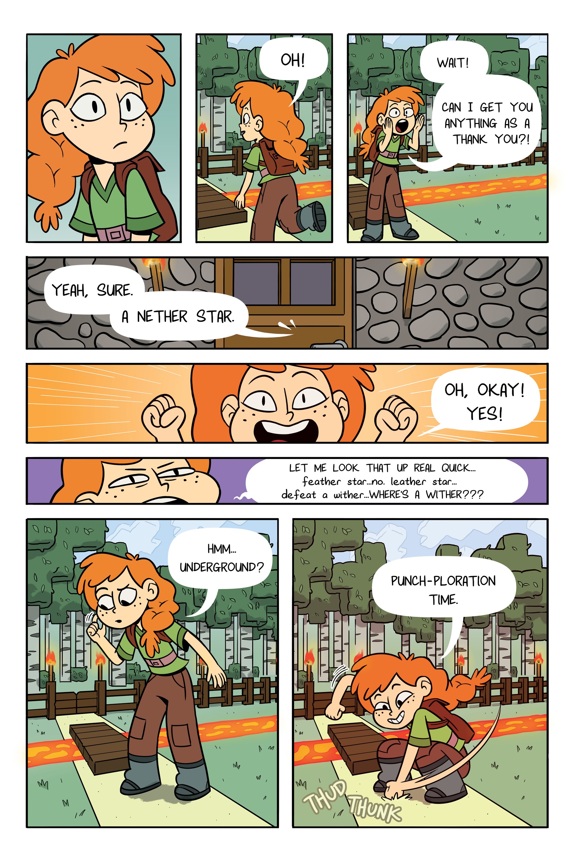 Read online Minecraft: Open World – Into the Nether comic -  Issue # TPB - 13