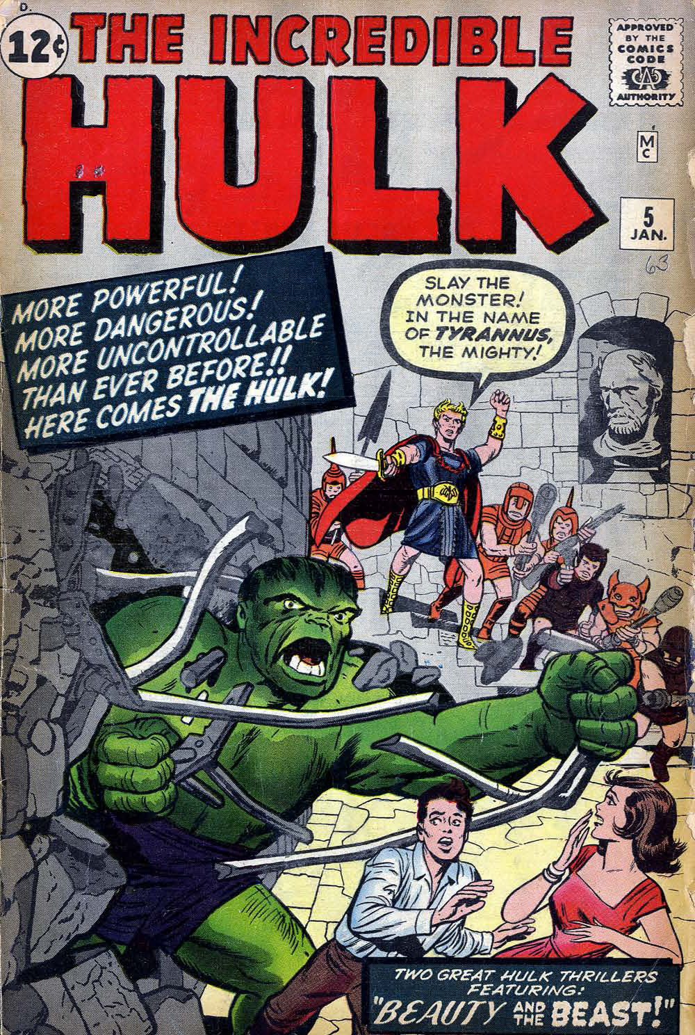 Read online The Incredible Hulk (1962) comic -  Issue #5 - 1