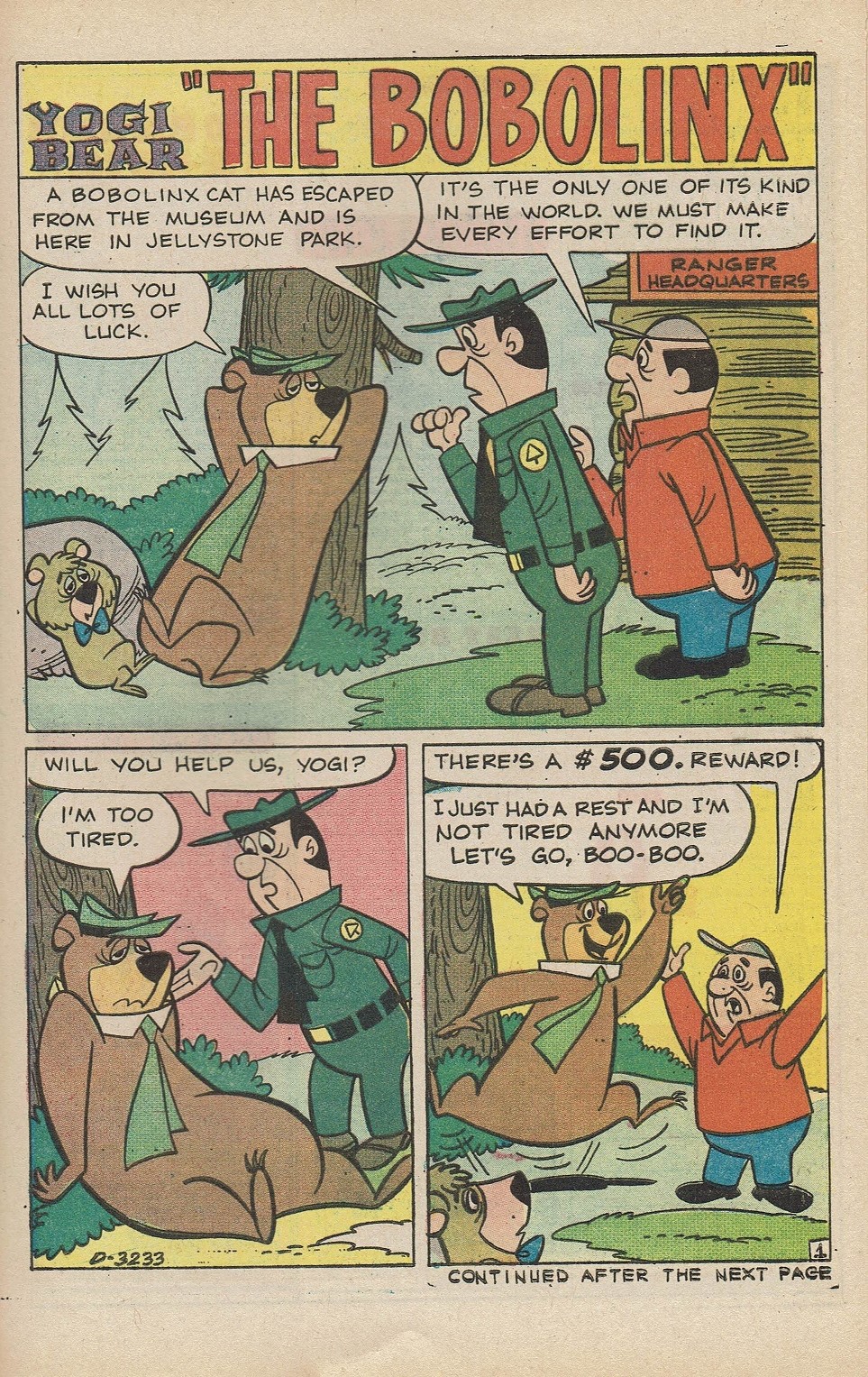 Read online Yogi Bear (1970) comic -  Issue #24 - 29