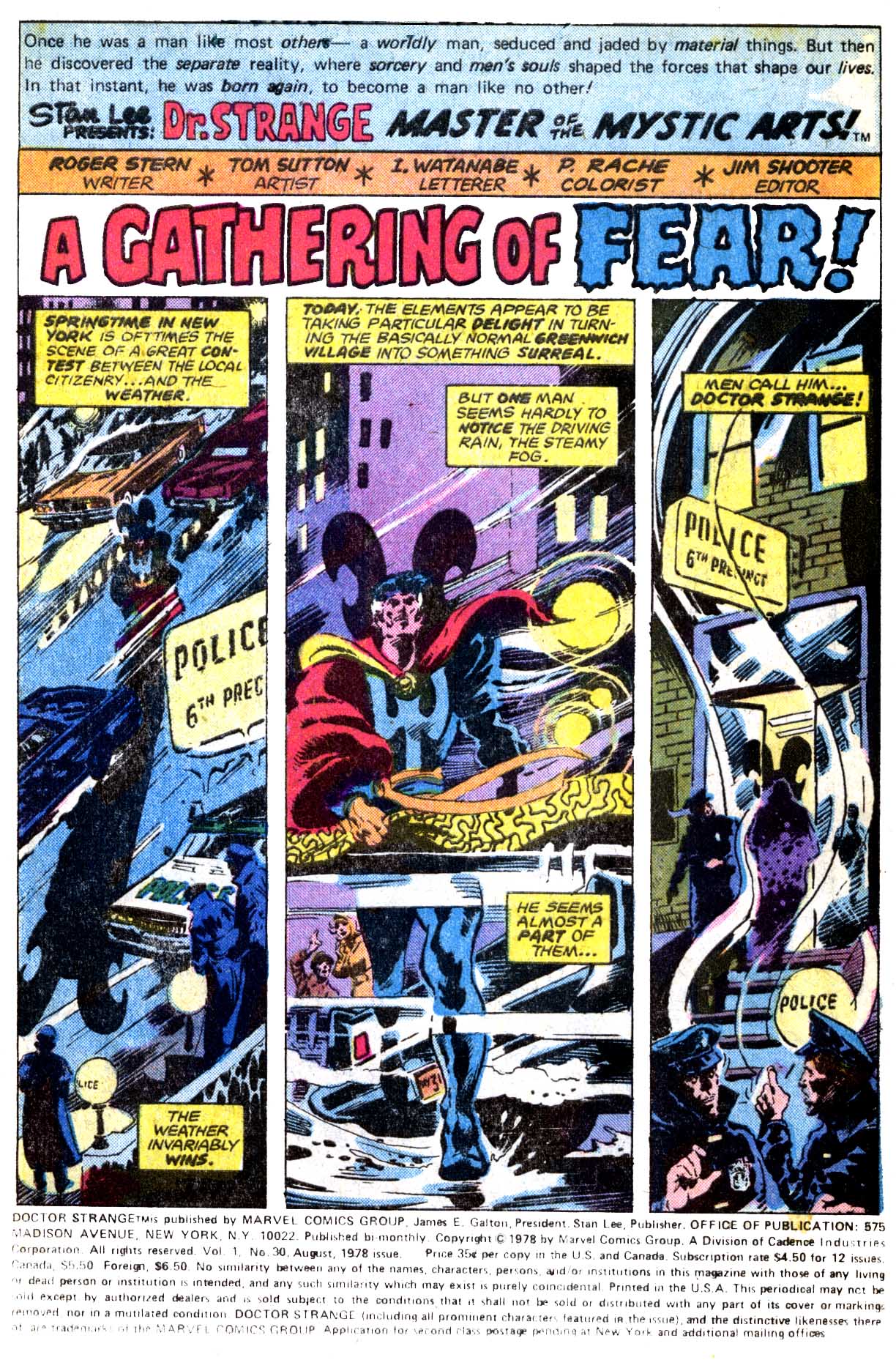 Read online Doctor Strange (1974) comic -  Issue #30 - 2