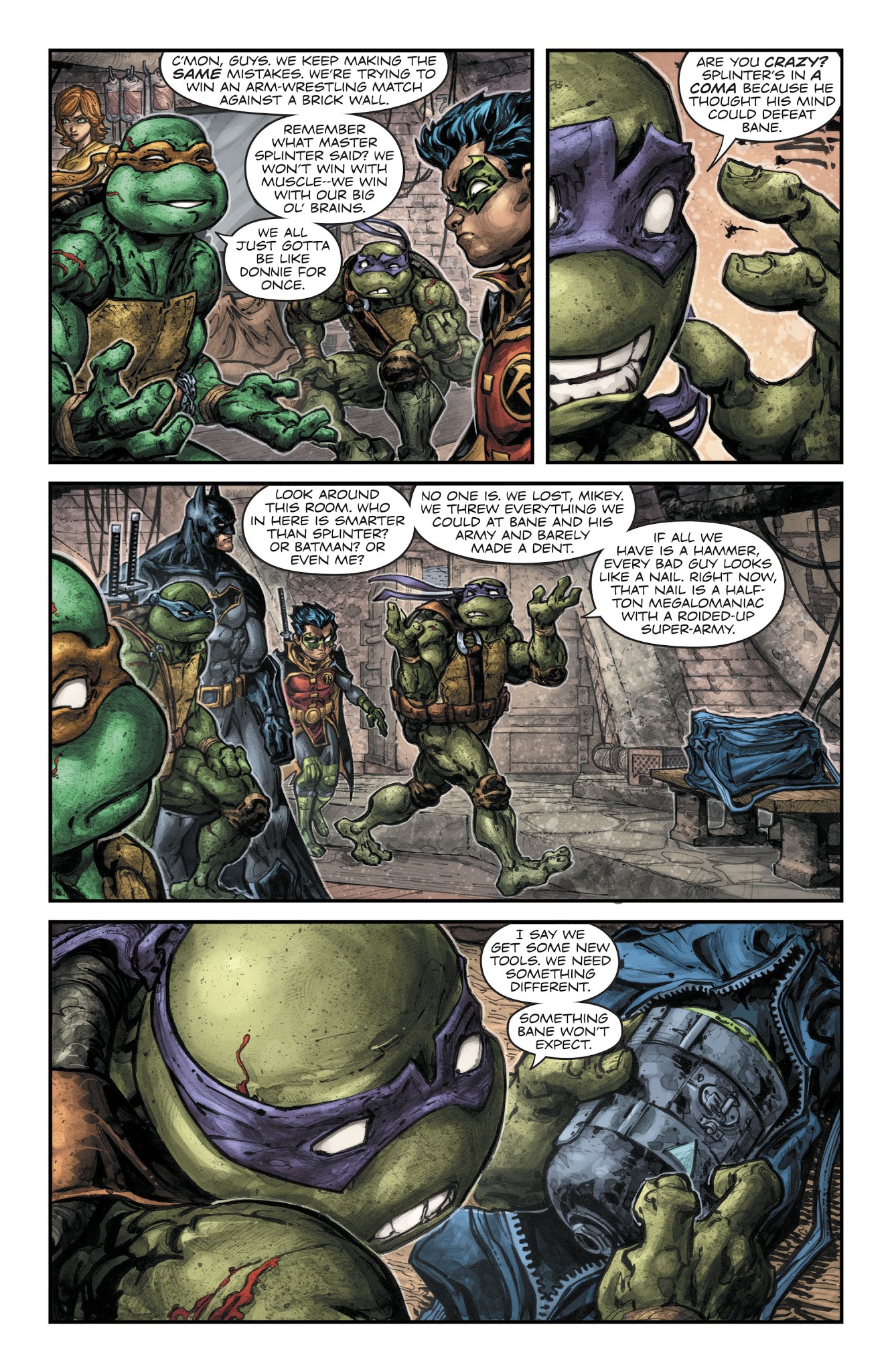 Read online Batman/Teenage Mutant Ninja Turtles II comic -  Issue #4 - 15