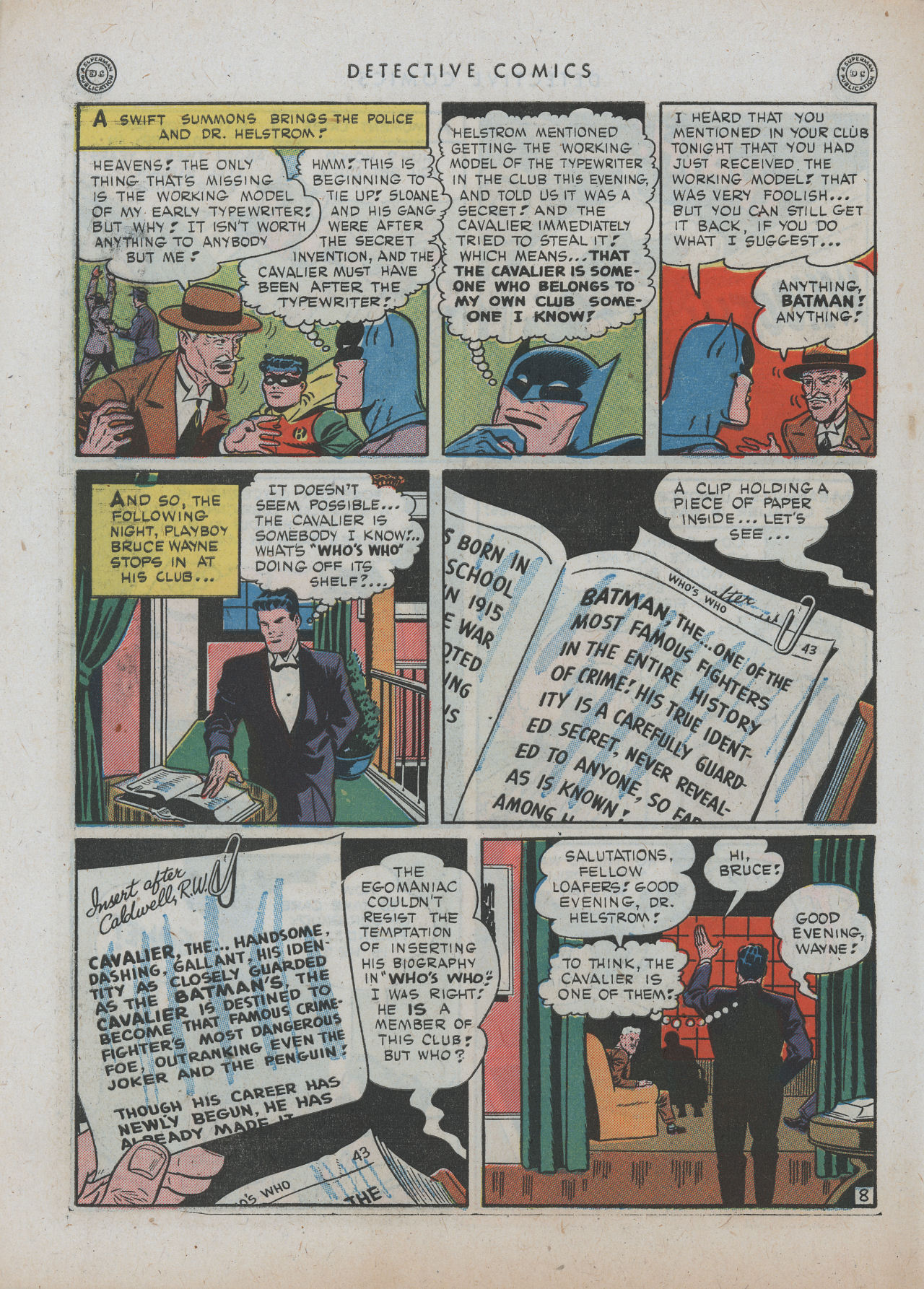 Read online Detective Comics (1937) comic -  Issue #89 - 10