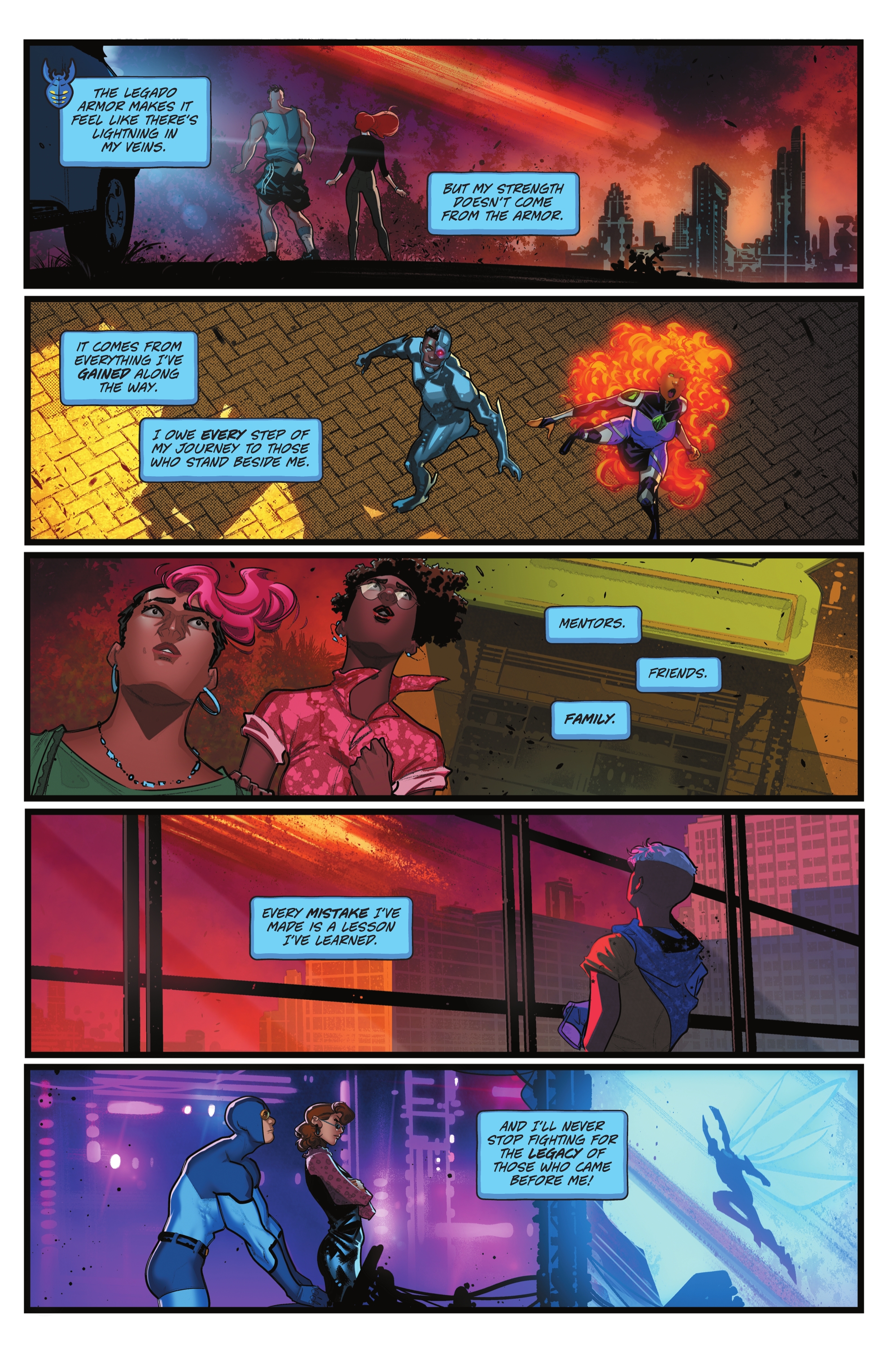 Read online Blue Beetle: Graduation Day comic -  Issue #6 - 8