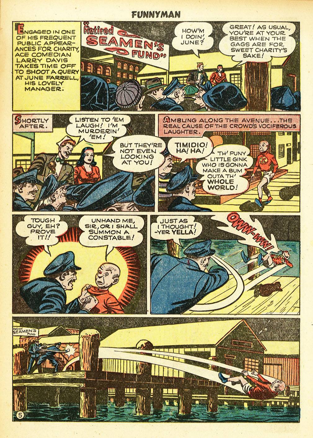 Read online Funnyman comic -  Issue #3 - 7