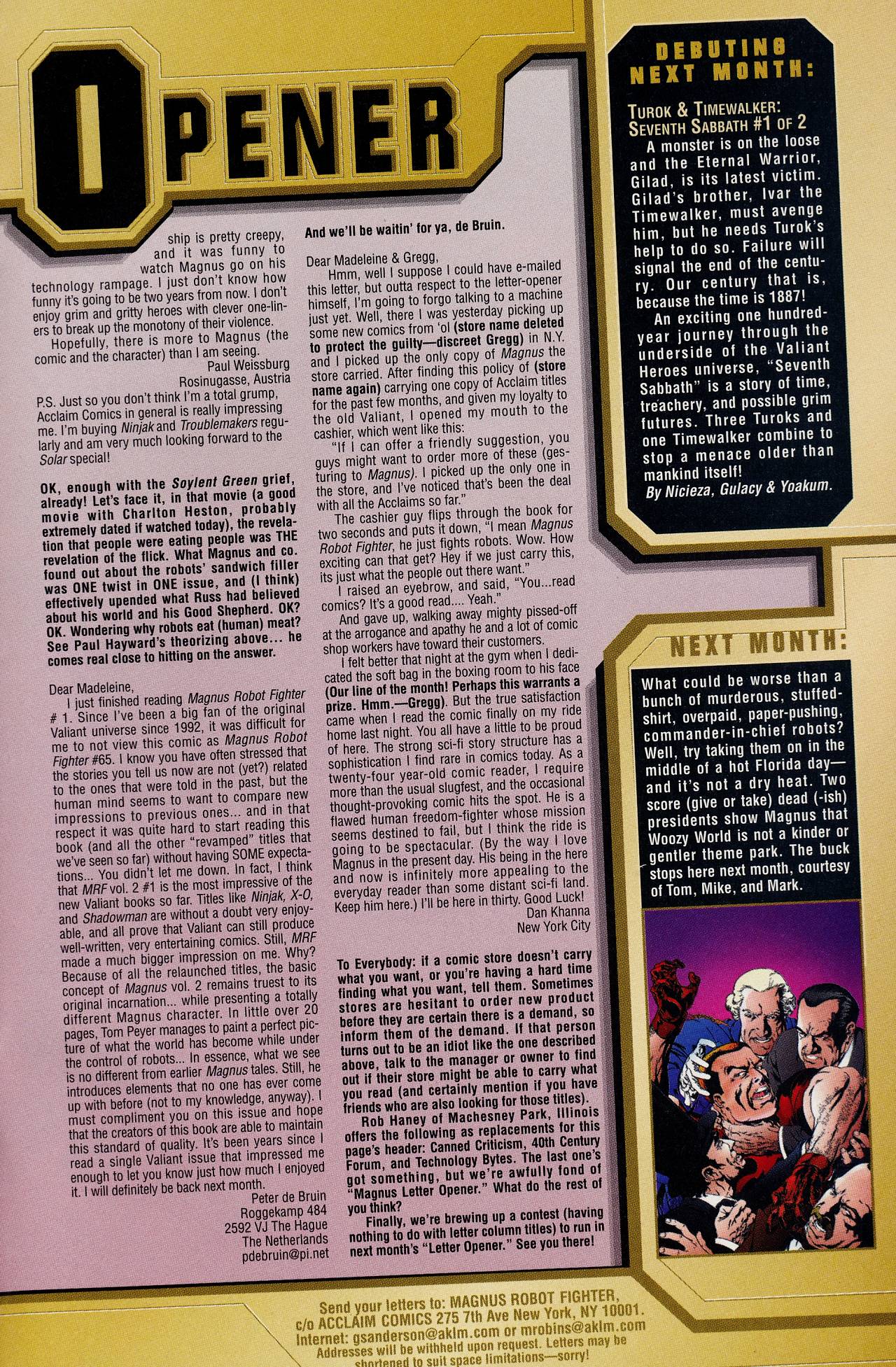 Read online Magnus Robot Fighter (1997) comic -  Issue #3 - 24