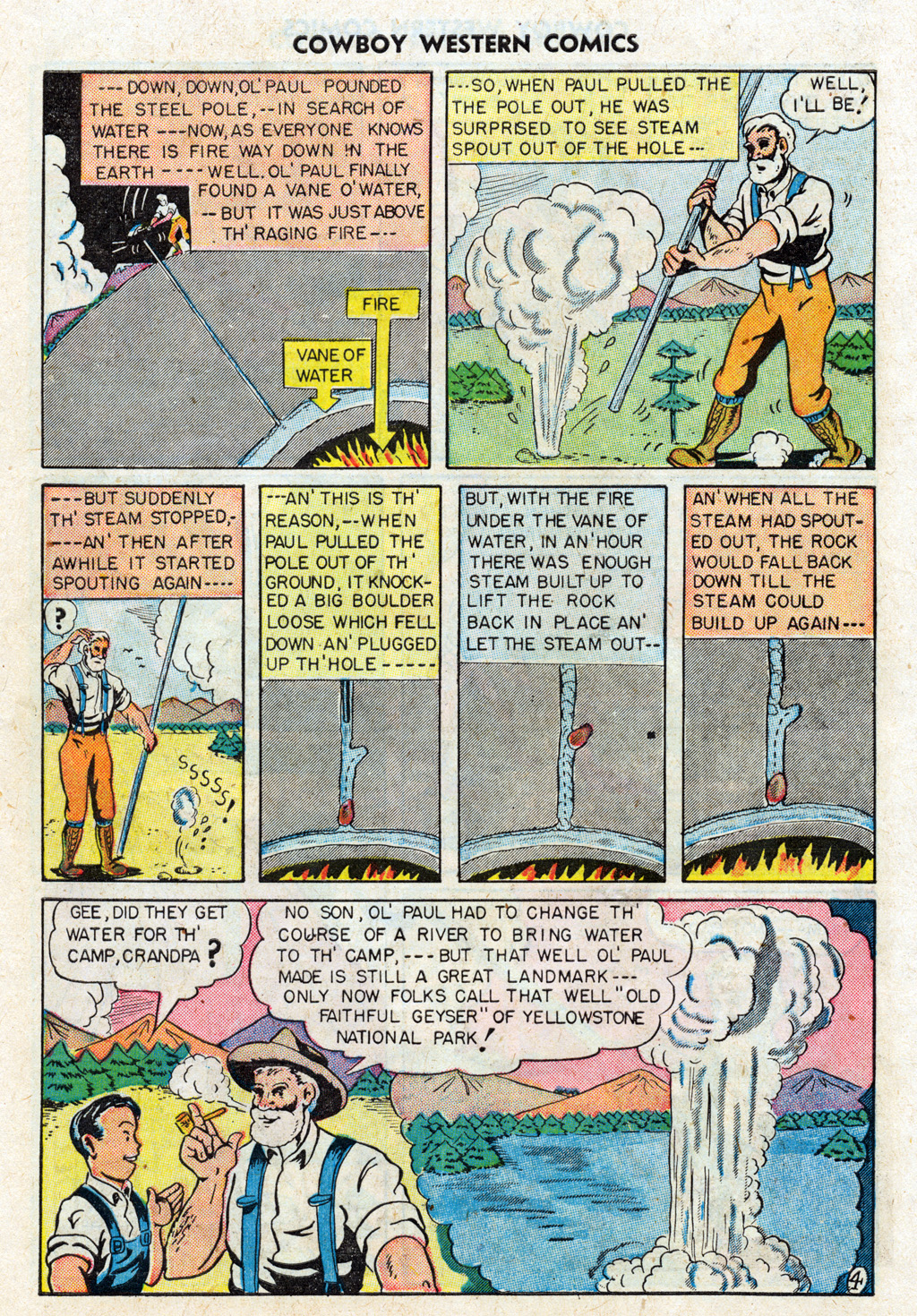 Read online Cowboy Western Comics (1948) comic -  Issue #26 - 30